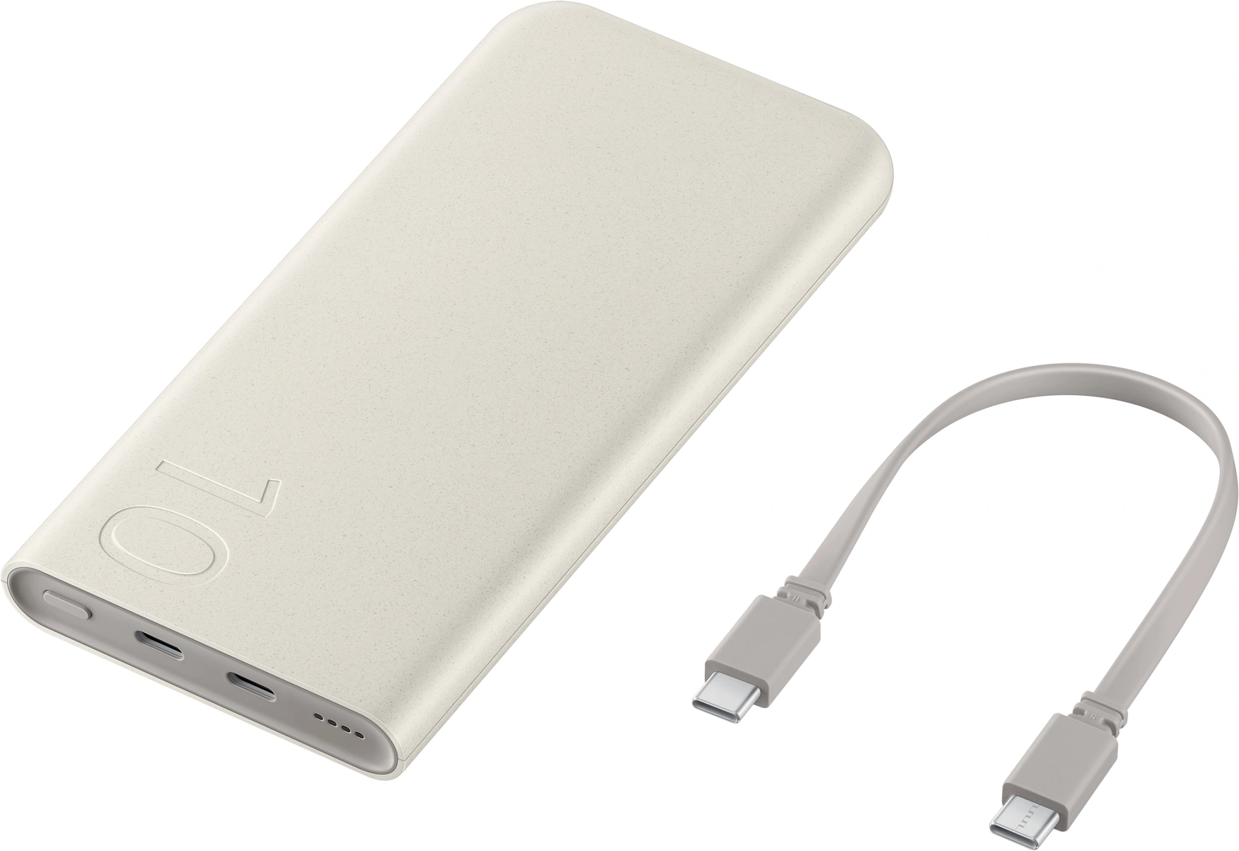 Мобильный аккумулятор Samsung EB-P3401 10000mAh PD3.0 25W 4.8A 2xUSB-C бежевый (EB-P3401XURGRU) — миниатюра 5