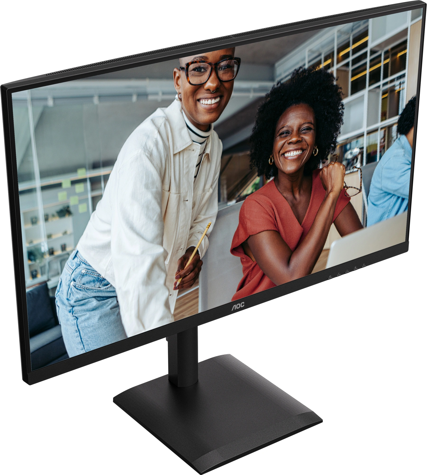 Монитор AOC 31.5" Q32E4U черный IPS LED 4ms 16:9 HDMI M/M матовая HAS Piv 350cd 178гр/178гр 2560x1440 100Hz DP 2K USB 9.01кг — миниатюра 7