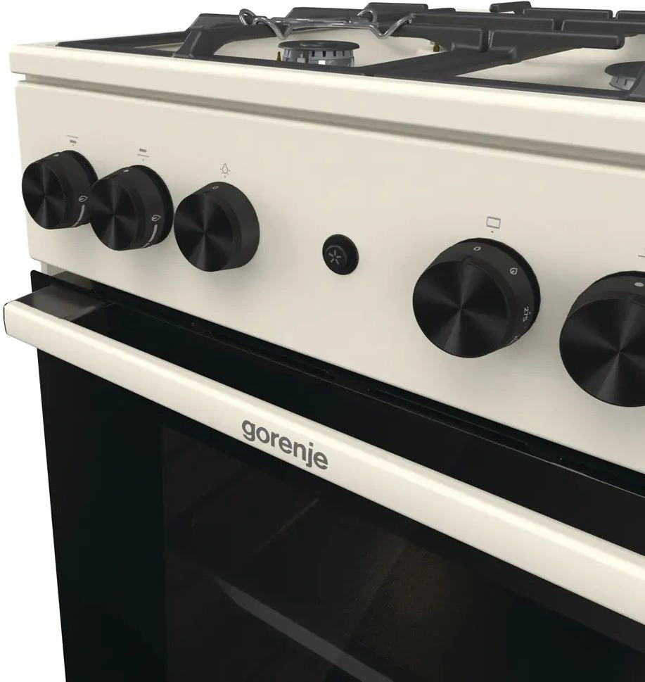 Плита Газовая Gorenje GG5A12BEF бежевый (без крышки) реш.чугун — миниатюра 9