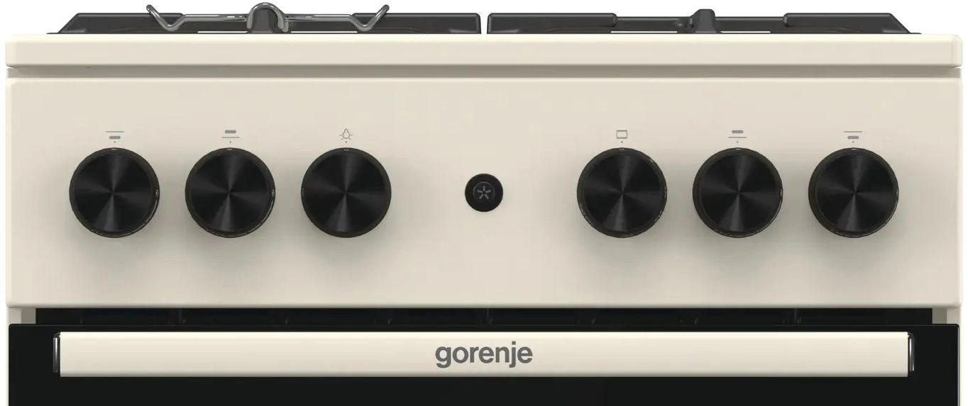 Плита Газовая Gorenje GG5A12BEF бежевый (без крышки) реш.чугун — миниатюра 10