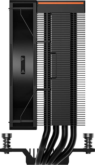 Устройство охлаждения(кулер) PcCooler RT400 Digital ARGB Soc-AM5/AM4/1200/1700/1851 черный 4-pin 34.9dB Al+Cu LCD 235W Ret (RT400-BKAWYL-GL) — миниатюра 2