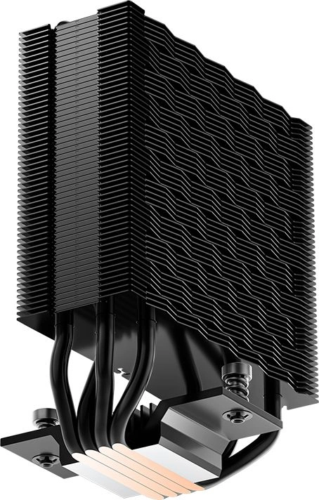Устройство охлаждения(кулер) PcCooler RT400 Digital ARGB Soc-AM5/AM4/1200/1700/1851 черный 4-pin 34.9dB Al+Cu LCD 235W Ret (RT400-BKAWYL-GL) — миниатюра 4