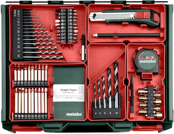 Дрель-шуруповерт Metabo BS 18 L / Mobile Workshop аккум. патрон:быстрозажимной (кейс в комплекте) (614051710) — миниатюра 5