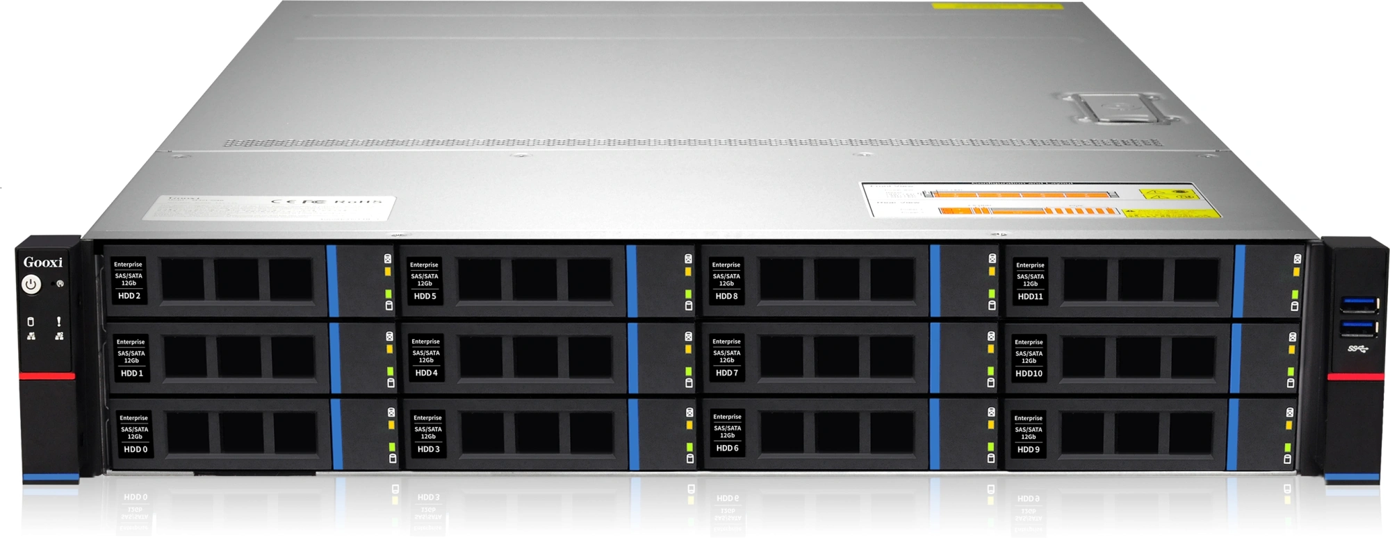 Сервер IRU Rock s2212g 2x6430 2x64Gb 2x480Gb SSD 2x4Tb SATA 9460-8i AST2600 2xGigEth 2x1300W w/o OS (2190075) — фото 1
