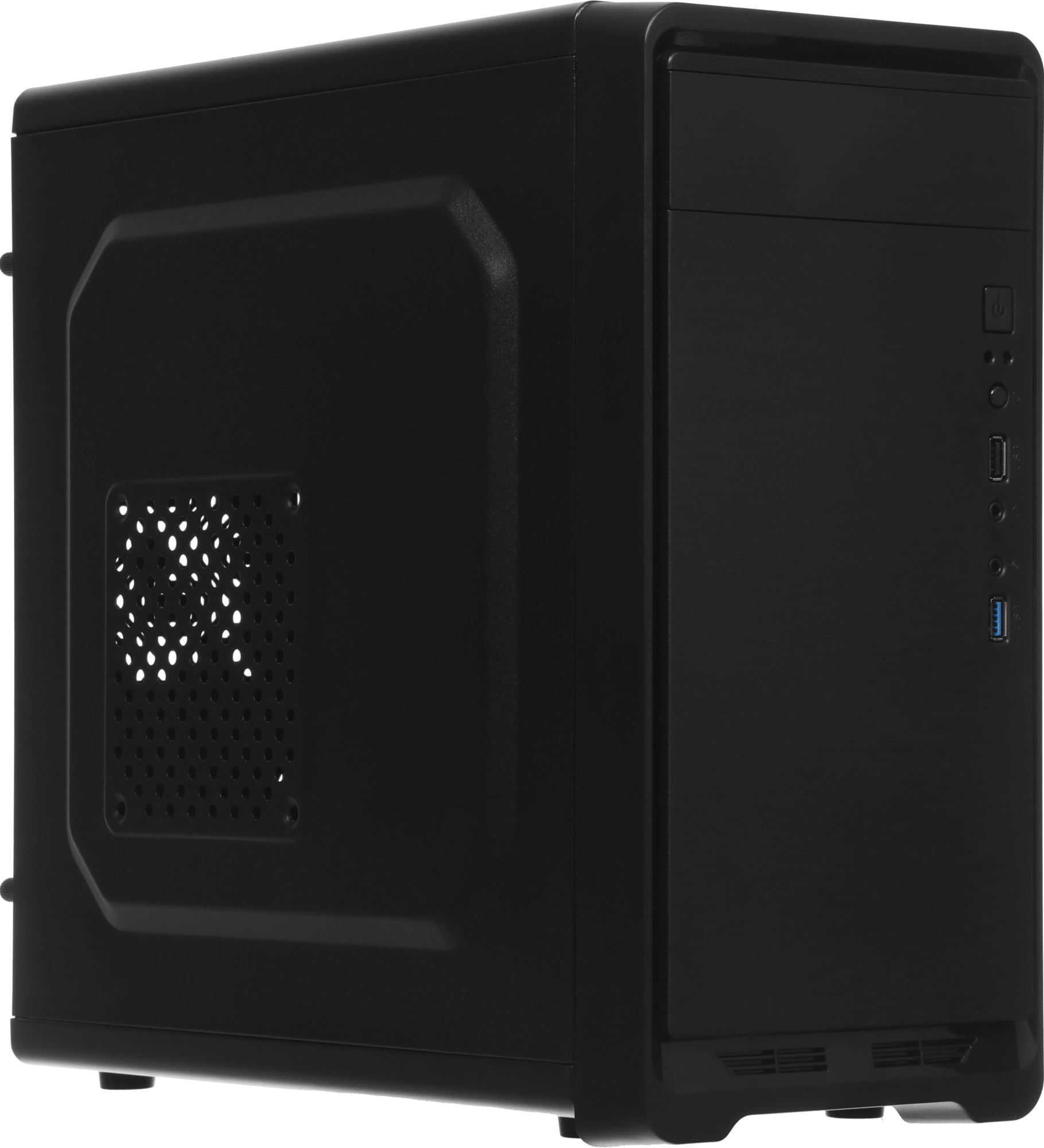 Корпус Accord ACC-811 черный без БП mATX 1x80mm 3x120mm 1xUSB2.0 1xUSB3.0 audio bott PSU — миниатюра 4