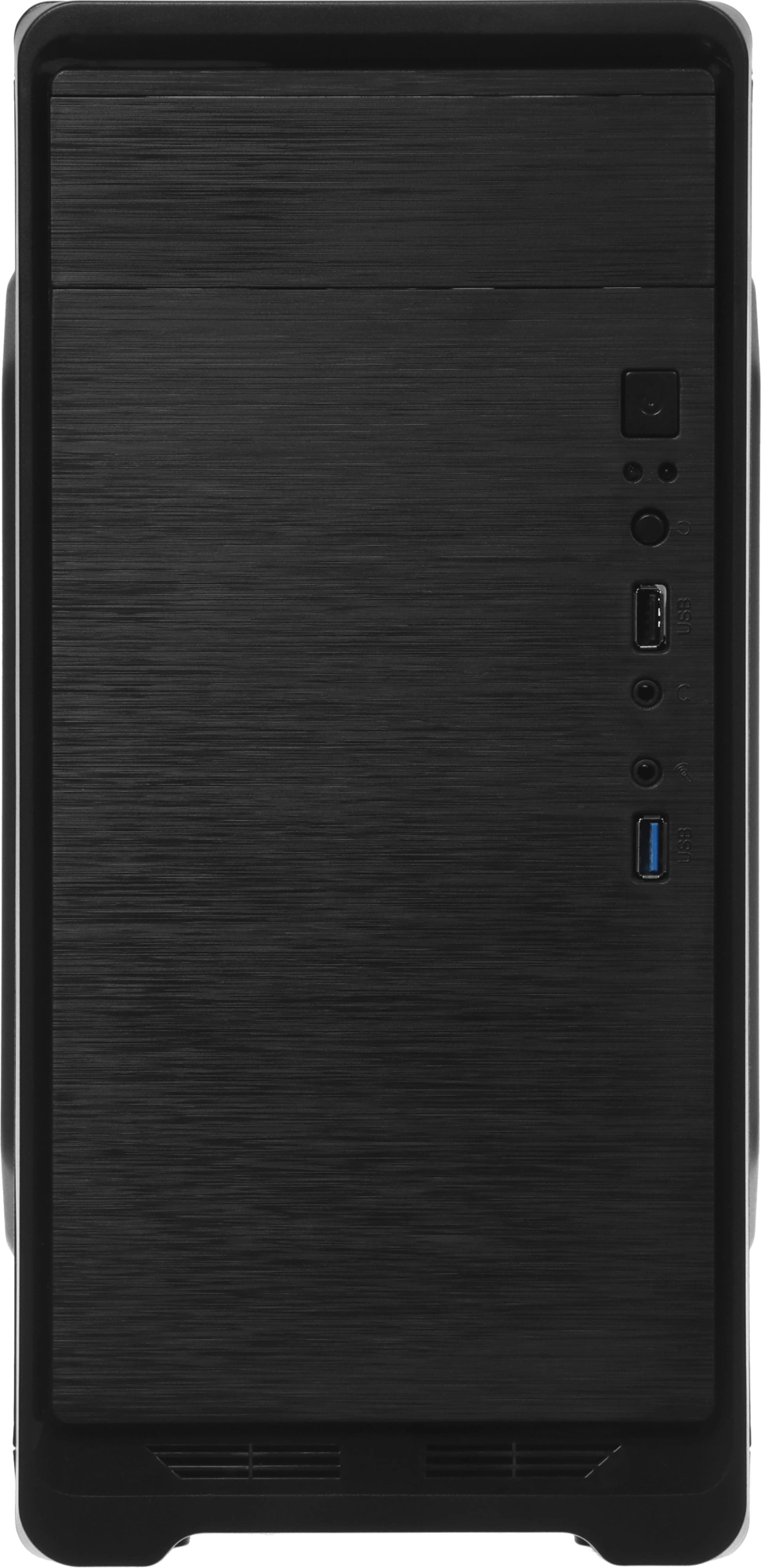 Корпус Accord ACC-811 черный без БП mATX 1x80mm 3x120mm 1xUSB2.0 1xUSB3.0 audio bott PSU — миниатюра 2