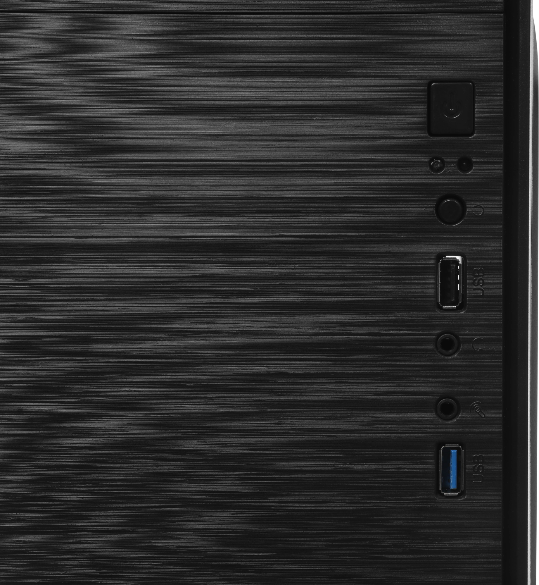 Корпус Accord ACC-811 черный без БП mATX 1x80mm 3x120mm 1xUSB2.0 1xUSB3.0 audio bott PSU — миниатюра 3