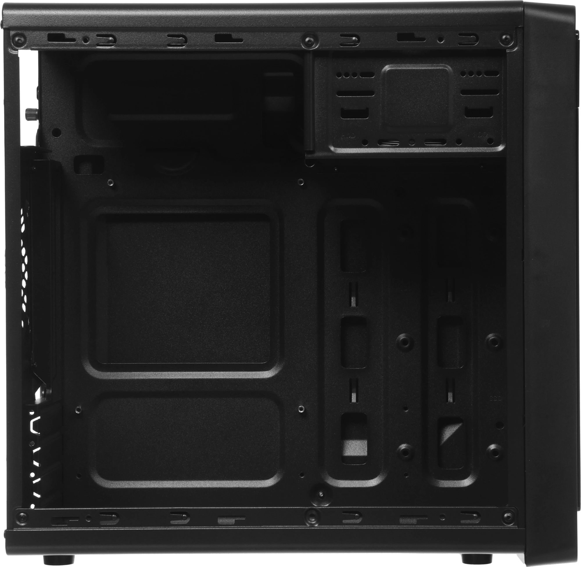 Корпус Accord ACC-811 черный без БП mATX 1x80mm 3x120mm 1xUSB2.0 1xUSB3.0 audio bott PSU — миниатюра 7