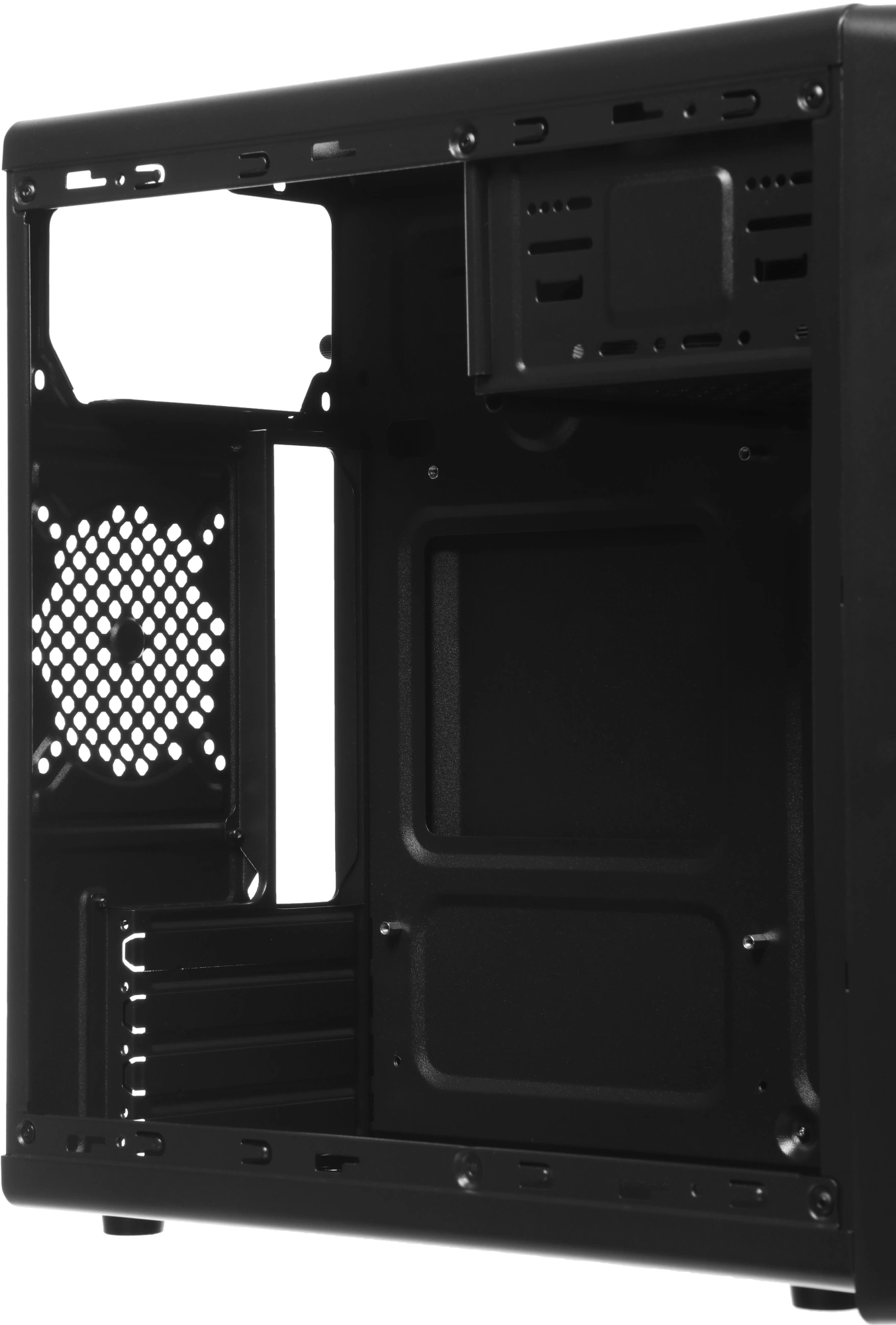 Корпус Accord ACC-811 черный без БП mATX 1x80mm 3x120mm 1xUSB2.0 1xUSB3.0 audio bott PSU — миниатюра 8