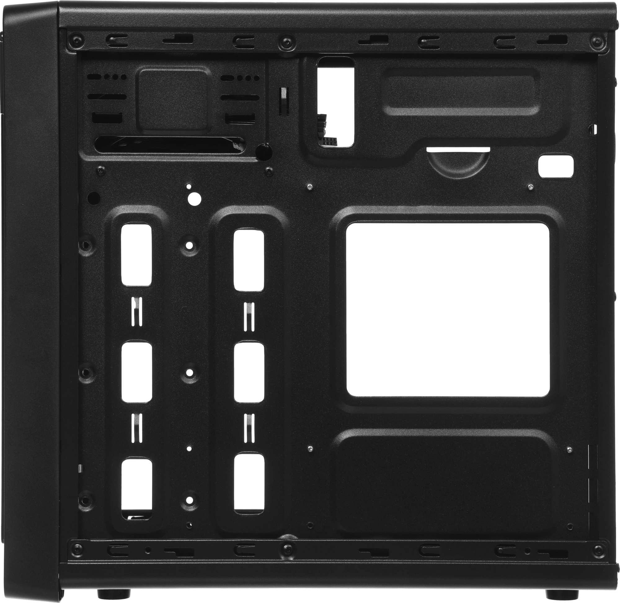 Корпус Accord ACC-811 черный без БП mATX 1x80mm 3x120mm 1xUSB2.0 1xUSB3.0 audio bott PSU — миниатюра 10