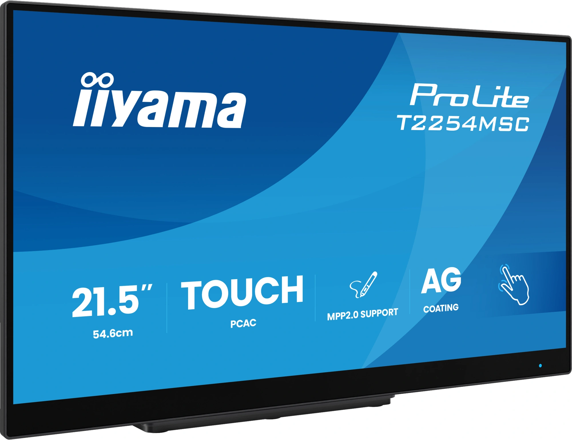 Монитор Iiyama 21.5" ProLite T2254MSC-B2AG черный IPS LED 16:9 HDMI M/M глянцевая HAS 300cd 178гр/178гр 1920x1080 100Hz DP FHD USB Touch 4.9кг — миниатюра 5
