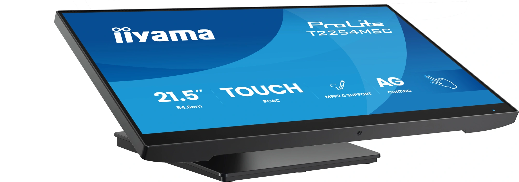 Монитор Iiyama 21.5" ProLite T2254MSC-B2AG черный IPS LED 16:9 HDMI M/M глянцевая HAS 300cd 178гр/178гр 1920x1080 100Hz DP FHD USB Touch 4.9кг — миниатюра 7