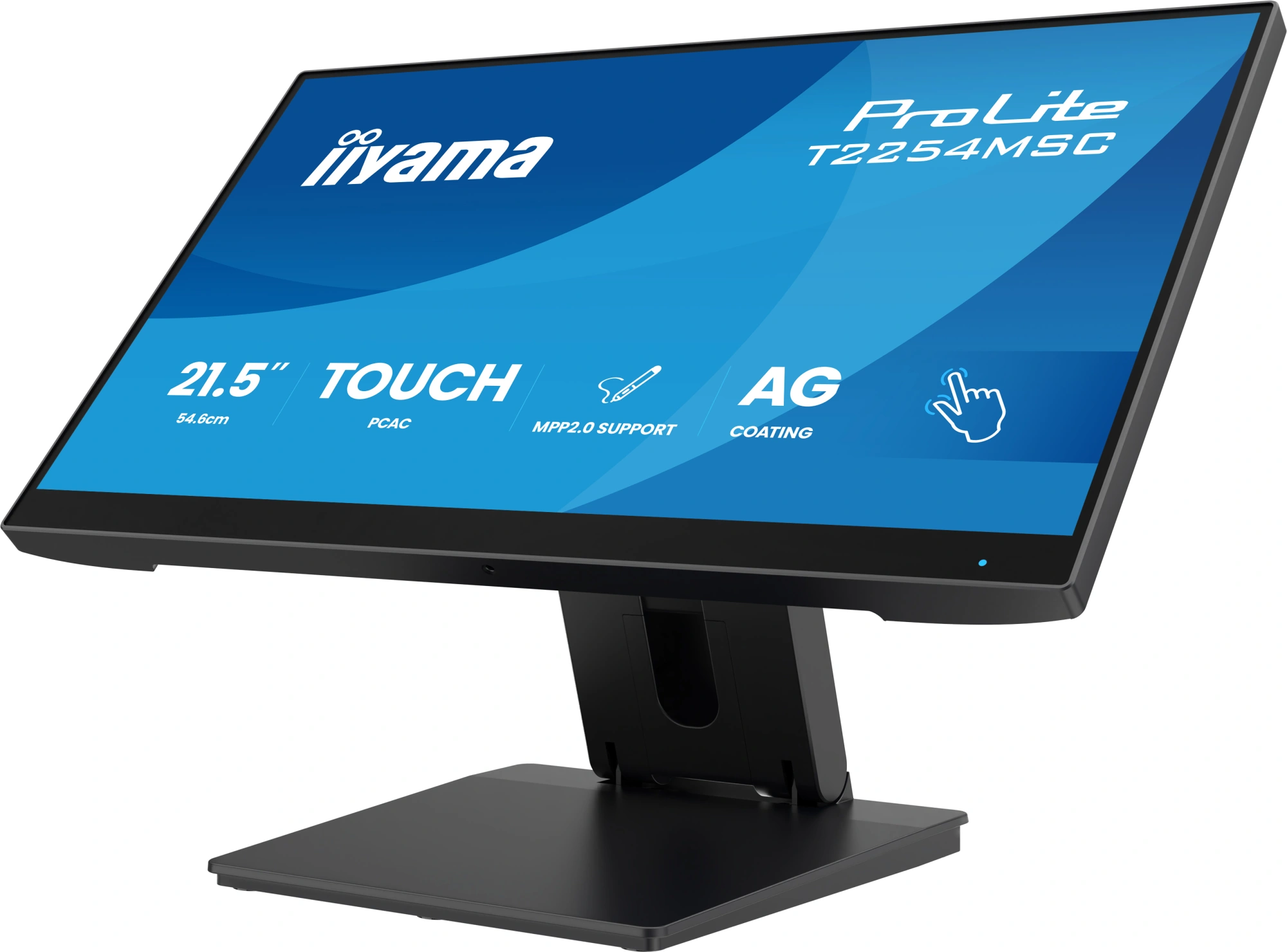 Монитор Iiyama 21.5" ProLite T2254MSC-B2AG черный IPS LED 16:9 HDMI M/M глянцевая HAS 300cd 178гр/178гр 1920x1080 100Hz DP FHD USB Touch 4.9кг — миниатюра 10
