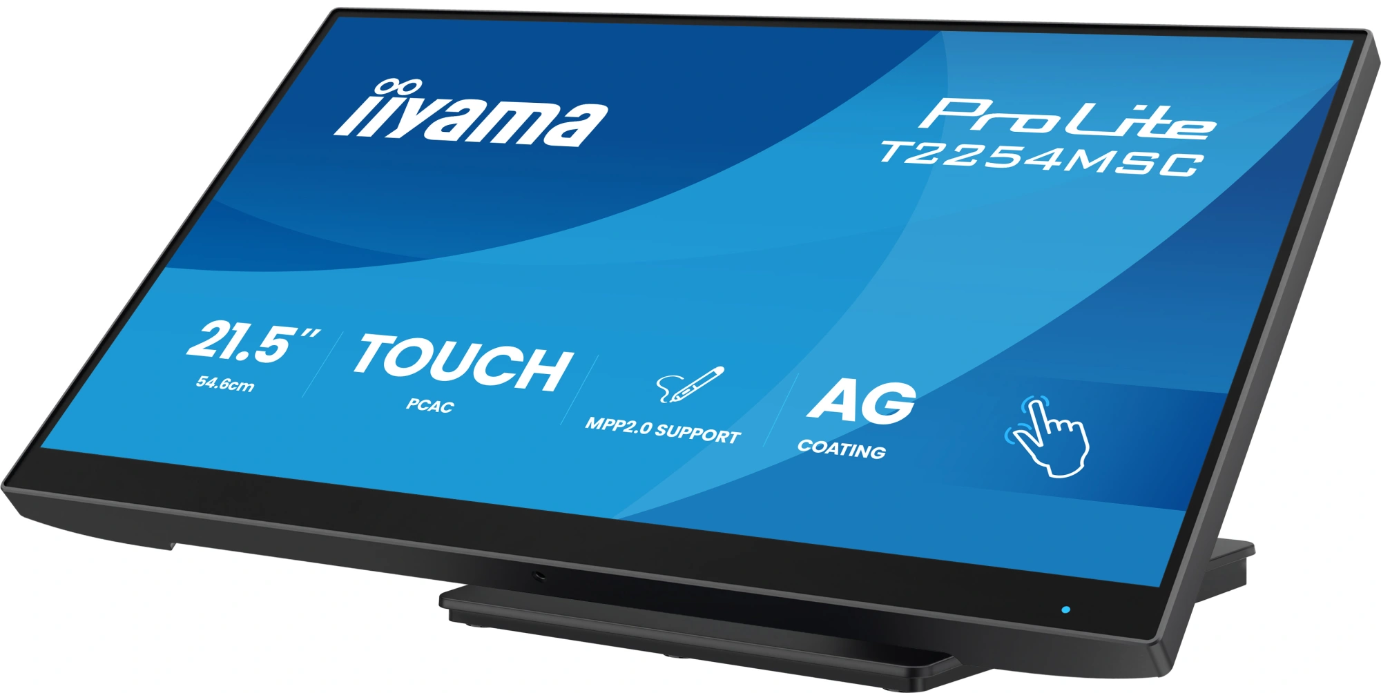 Монитор Iiyama 21.5" ProLite T2254MSC-B2AG черный IPS LED 16:9 HDMI M/M глянцевая HAS 300cd 178гр/178гр 1920x1080 100Hz DP FHD USB Touch 4.9кг — миниатюра 11