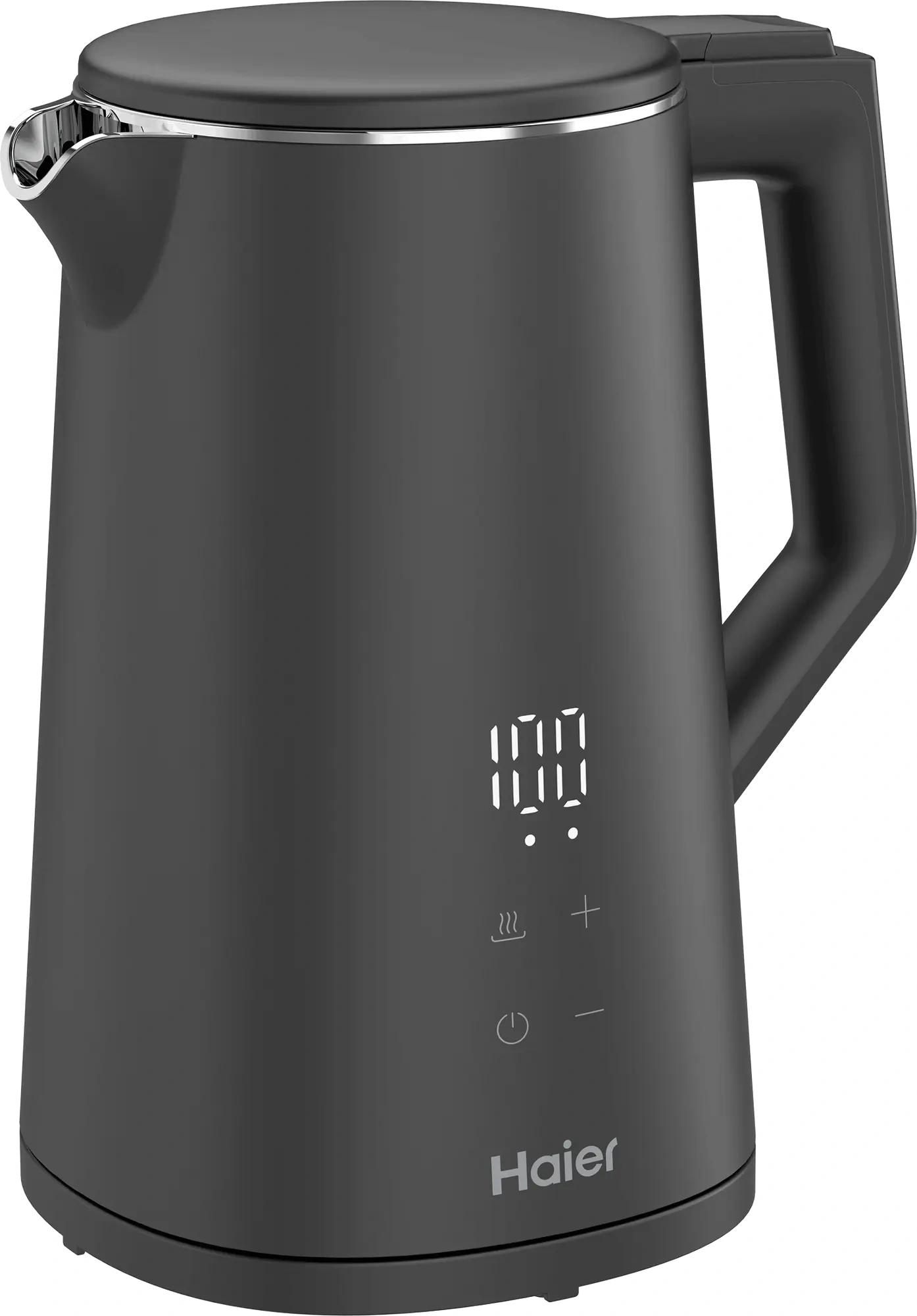 Чайник электрический Haier HK-503 1.7л. 2200Вт черный корпус: пластик (FM04WQD00RU) — фото 1