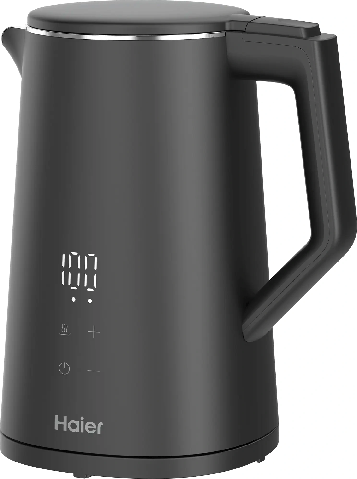 Чайник электрический Haier HK-503 1.7л. 2200Вт черный корпус: пластик (FM04WQD00RU) — миниатюра 3
