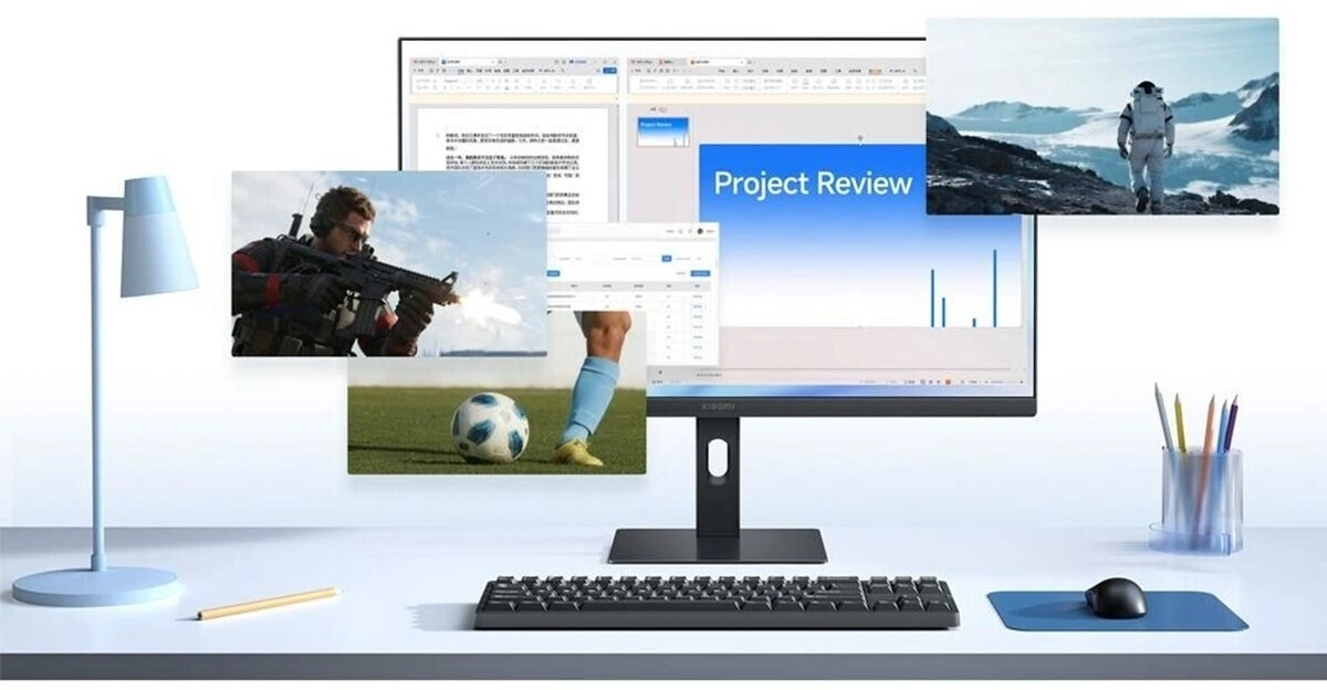 Монитор Xiaomi 23.8" A24i 2026 черный IPS LED 6ms 16:9 HDMI матовая 1500:1 300cd 178гр/178гр 1920x1080 144Hz DP FHD 3кг — миниатюра 3