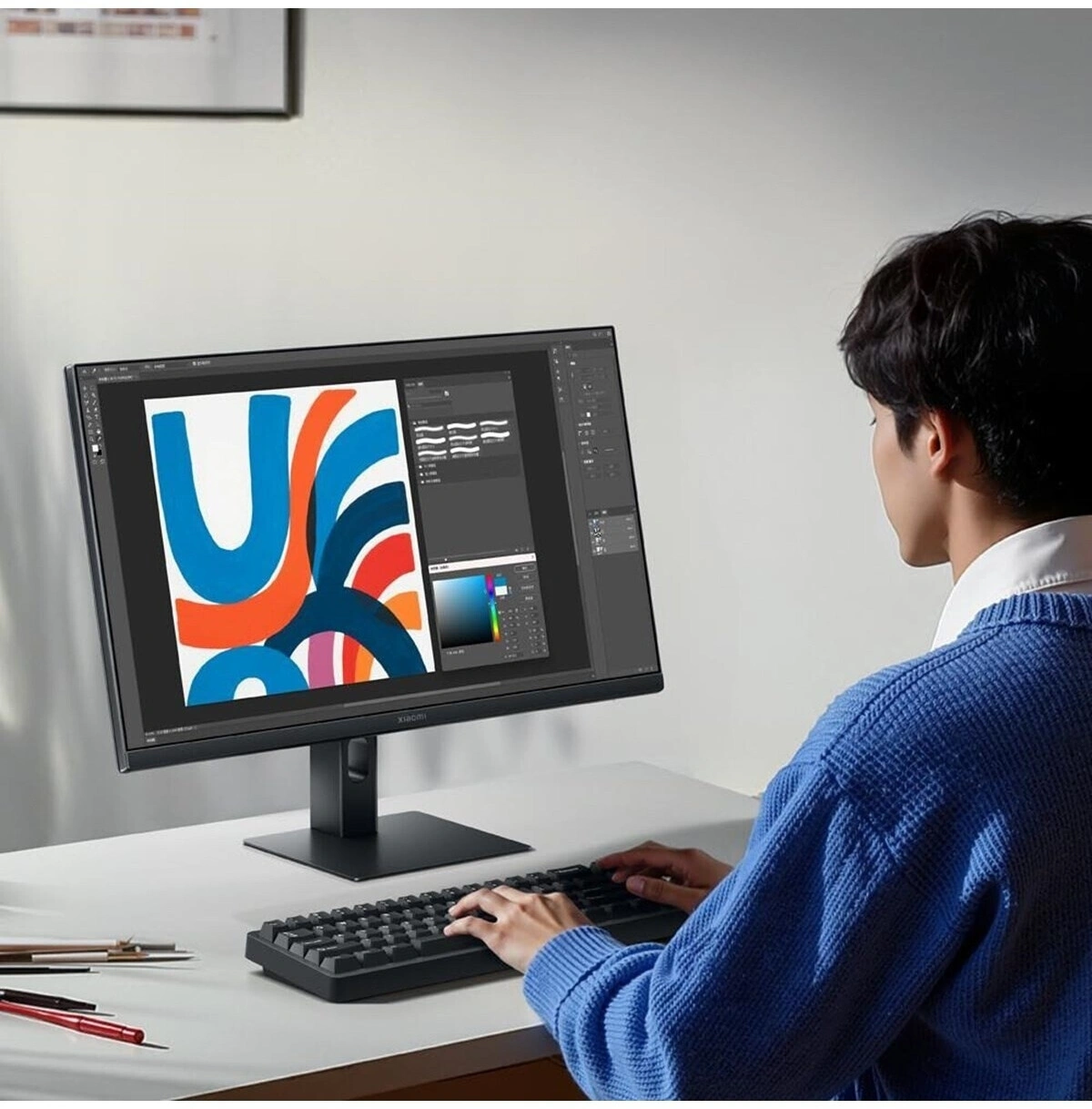 Монитор Xiaomi 23.8" A24i 2026 черный IPS LED 6ms 16:9 HDMI матовая 1500:1 300cd 178гр/178гр 1920x1080 144Hz DP FHD 3кг — миниатюра 4