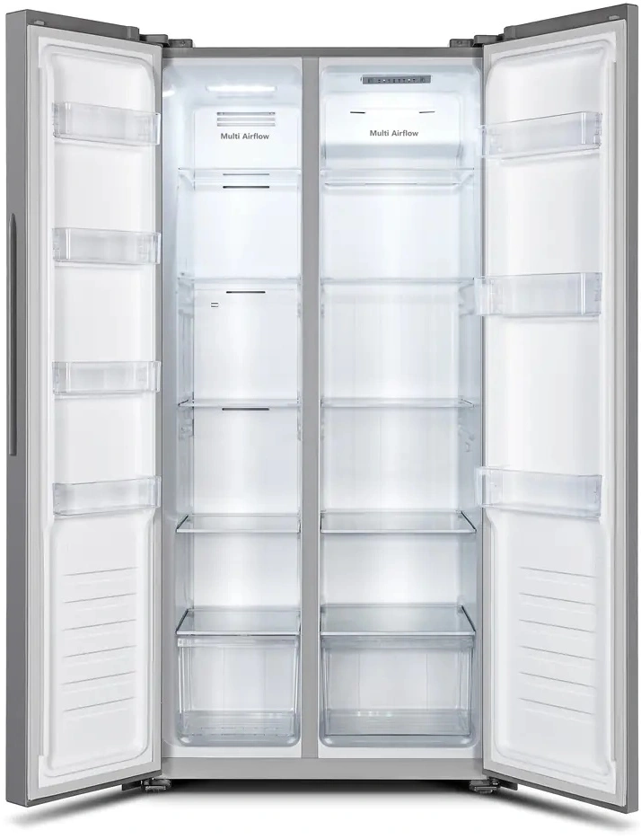 Холодильник Gorenje NRS81714SI 2-хкамерн. серый металлик инвертер — миниатюра 3