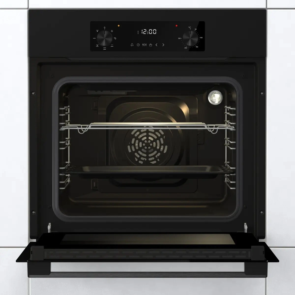 Духовой шкаф Электрический Gorenje BO635E1B черный — миниатюра 2