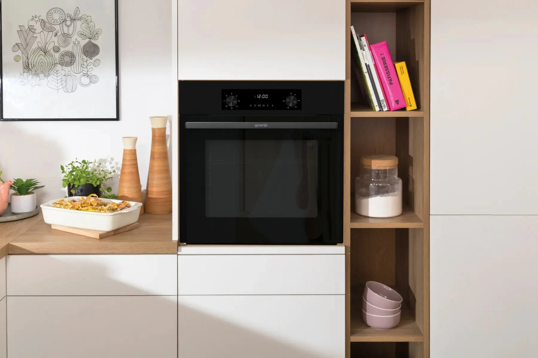 Духовой шкаф Электрический Gorenje BO635E1B черный — миниатюра 9