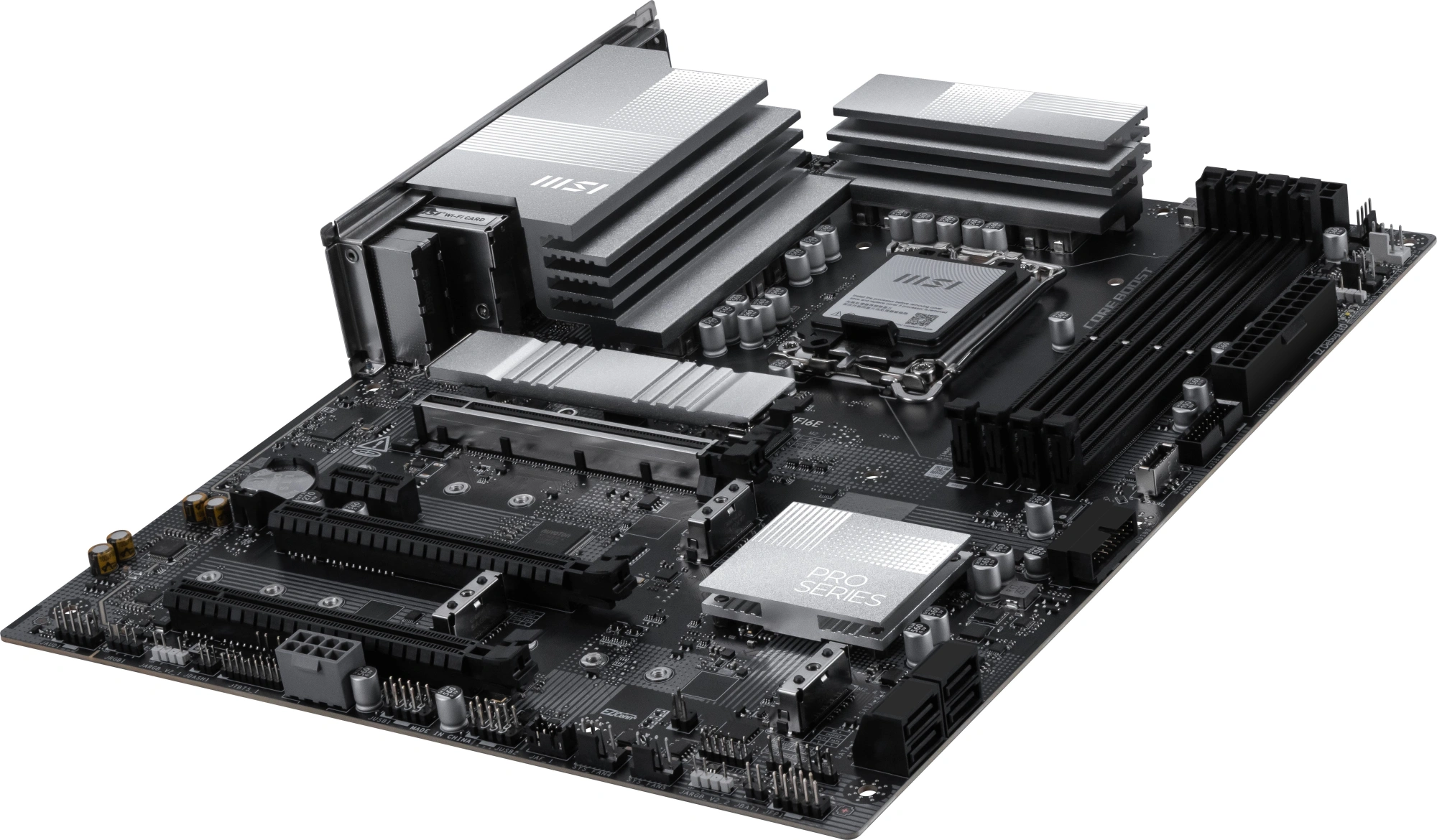 Материнская плата MSI PRO Z890-P WIFI6E Soc-1851 Intel Z890 4xDDR5 ATX AC`97 8ch(7.1) 5Gigabit RAID+HDMI+DP — миниатюра 3