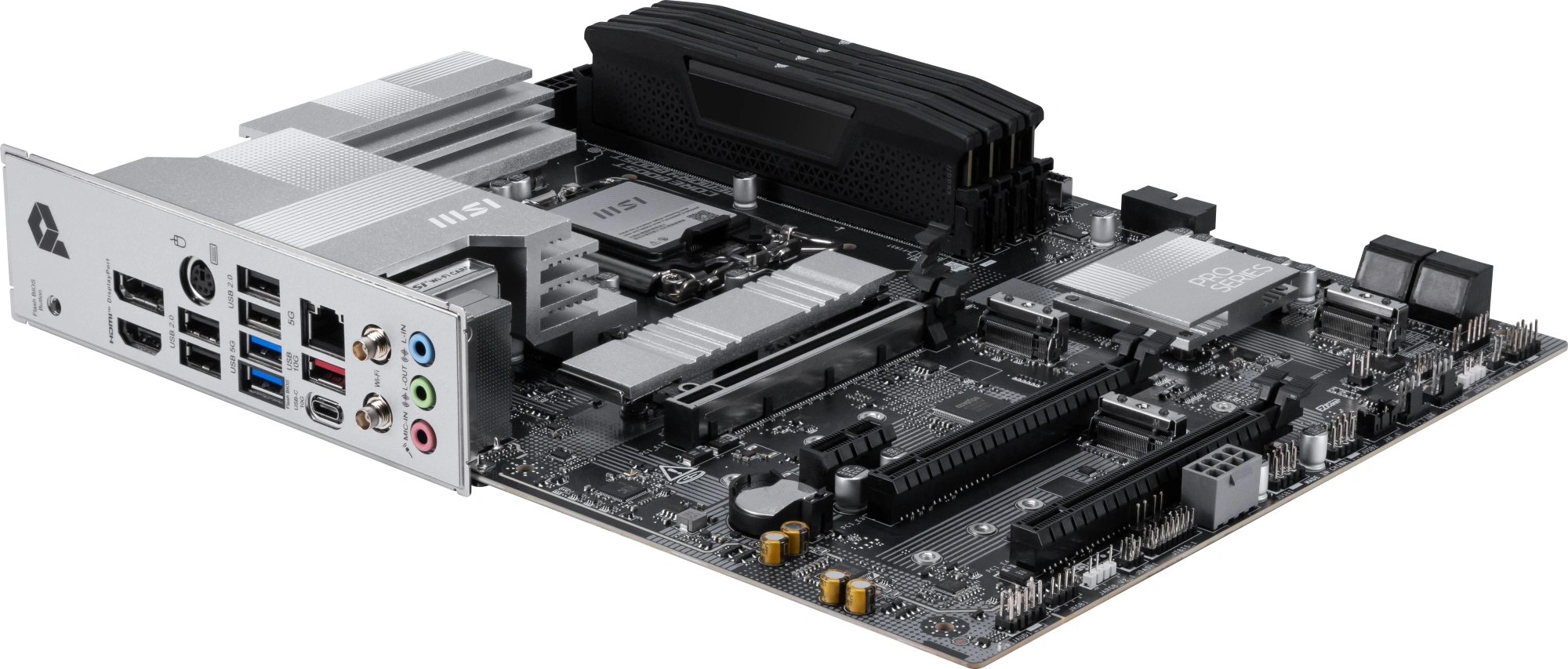 Материнская плата MSI PRO Z890-P WIFI6E Soc-1851 Intel Z890 4xDDR5 ATX AC`97 8ch(7.1) 5Gigabit RAID+HDMI+DP — миниатюра 7