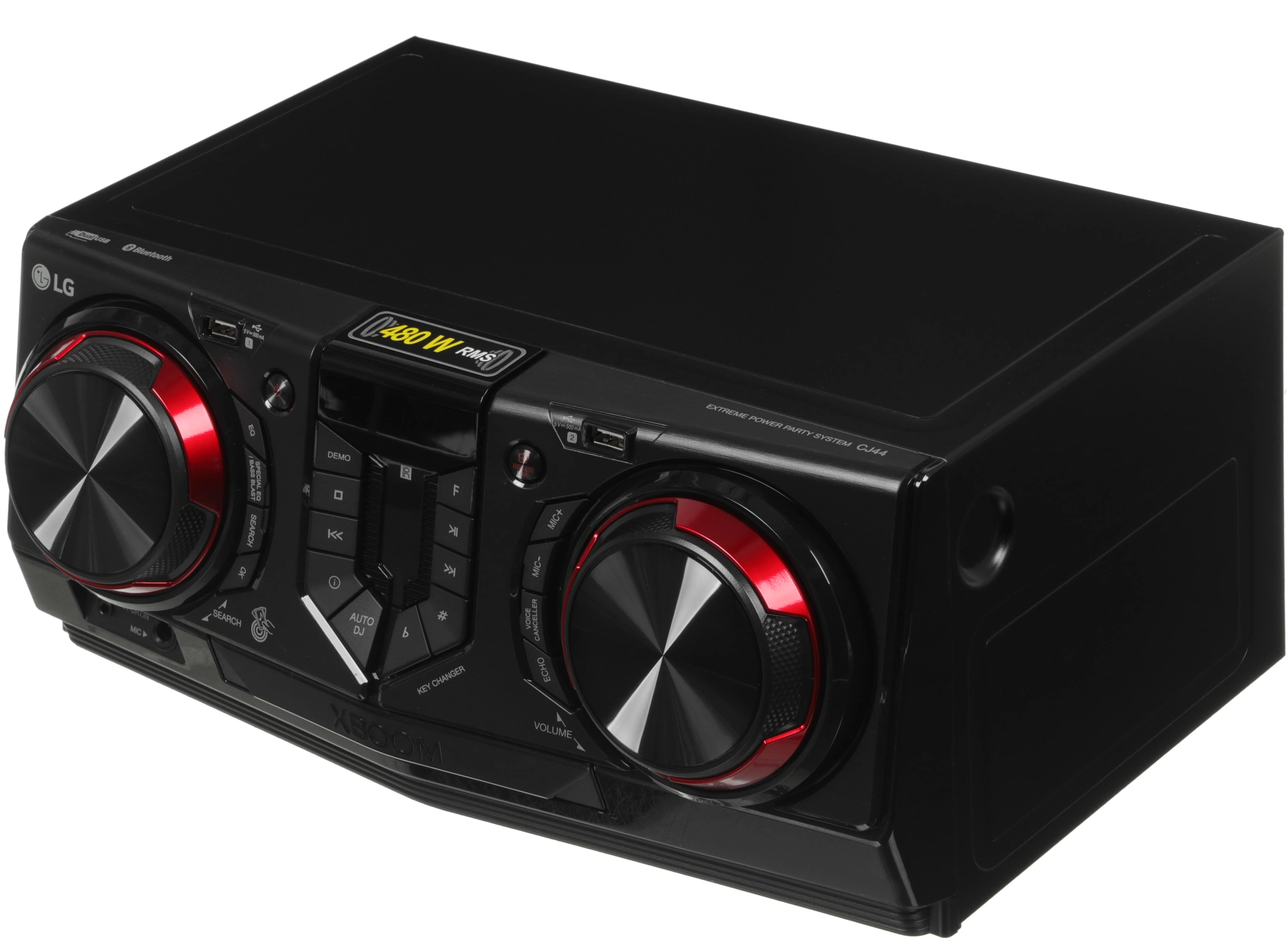 Минисистема LG XBoom CJ44 черный 480Вт FM USB BT — миниатюра 4