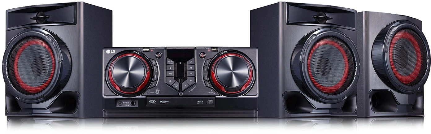 Минисистема LG XBoom CJ45 черный 720Вт FM USB BT — фото 1
