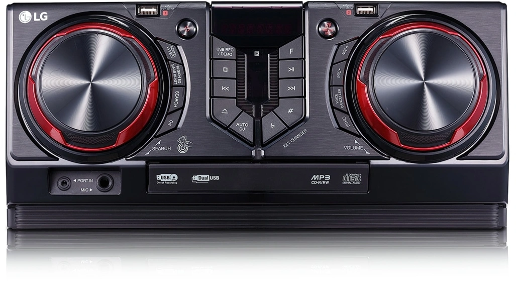 Минисистема LG XBoom CJ45 черный 720Вт FM USB BT — миниатюра 2