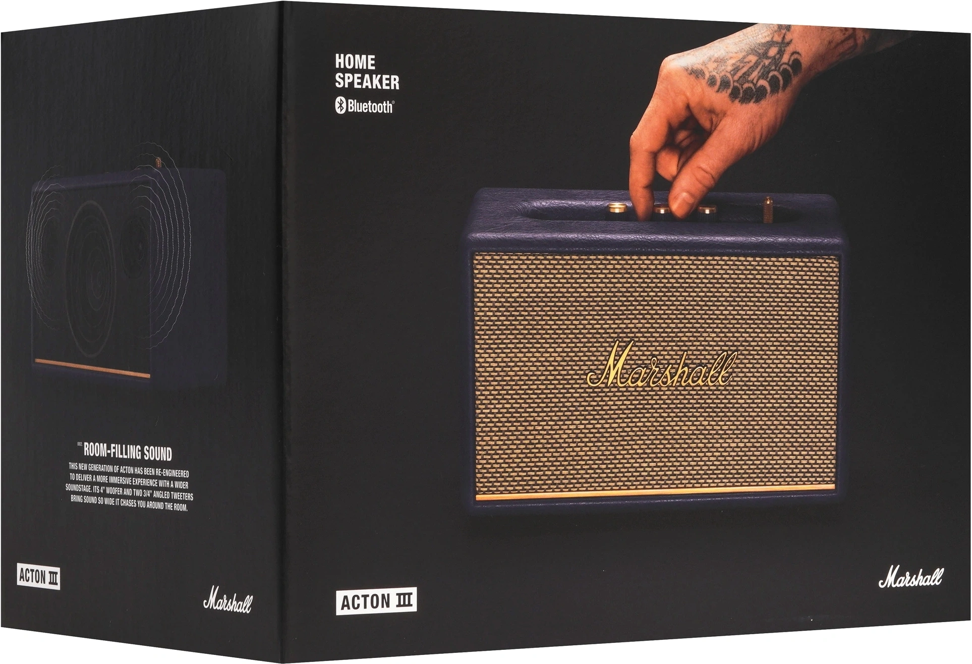 Колонка порт. Marshall Acton III синий 60W 2.1 BT/3.5Jack 10м — миниатюра 5