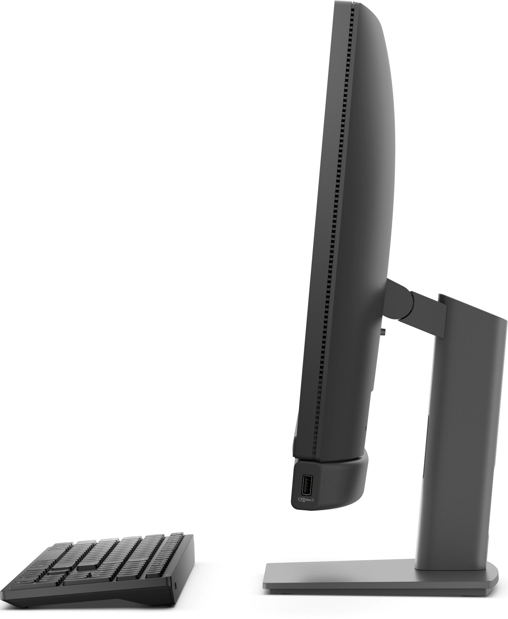 Моноблок Dell Pro 24 QC24251 23.8" Full HD i3 14100T (2.7) 16Gb SSD1Tb UHDG 730 CR Windows 11 Pro GbitEth WiFi BT 130W клавиатура мышь Cam темно-серый 1920x1080 — миниатюра 5