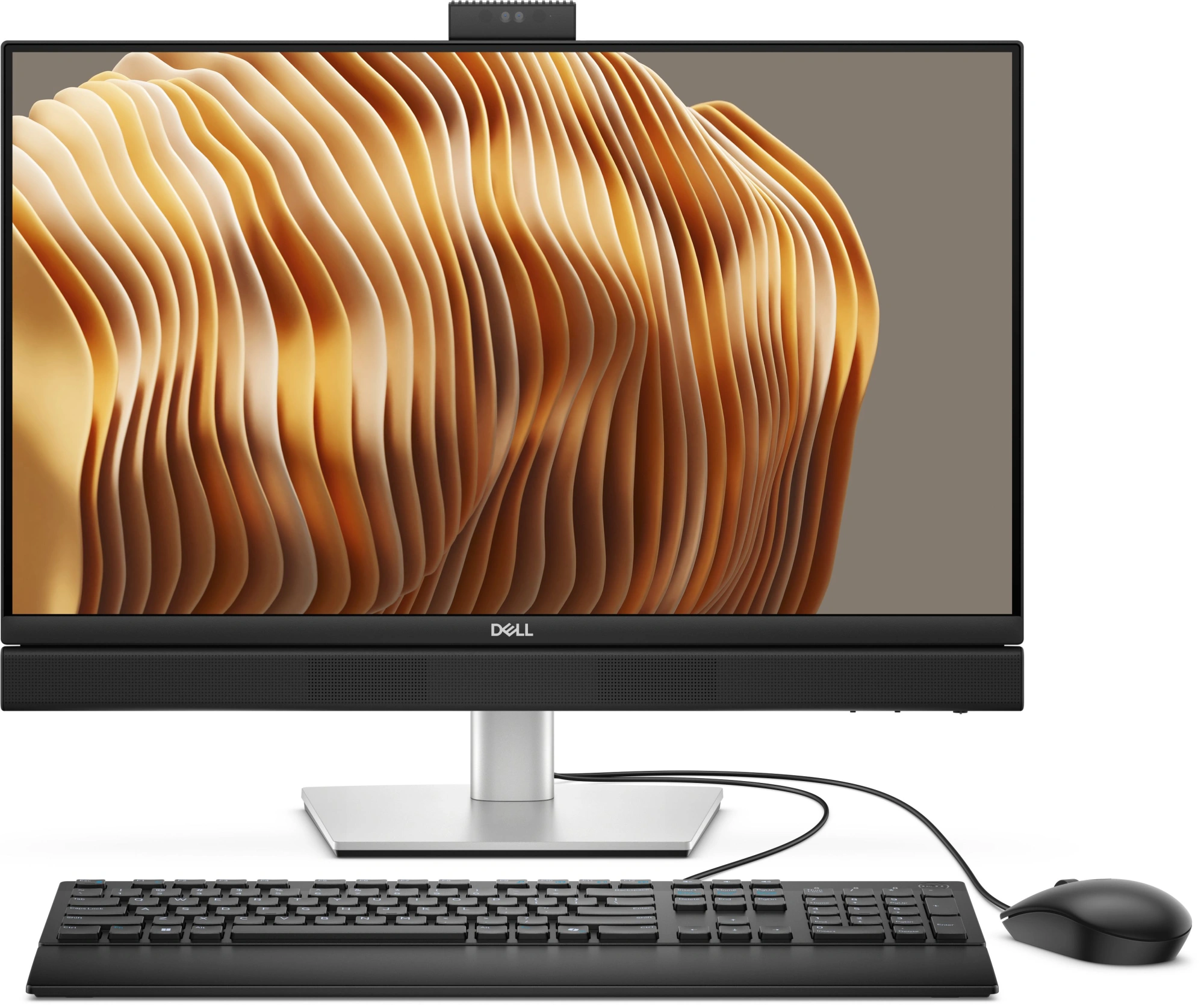Моноблок Dell Pro 24 Plus QB24250, 23.8" (1920x1080) IPS 100 Гц/Intel Core Ultra 7 265/32 DDR5/1024 ГБ SSD/Intel Graphics/Windows 11 Pro/Клавиатура, мышь, Серебристый (DP24PL-7241)