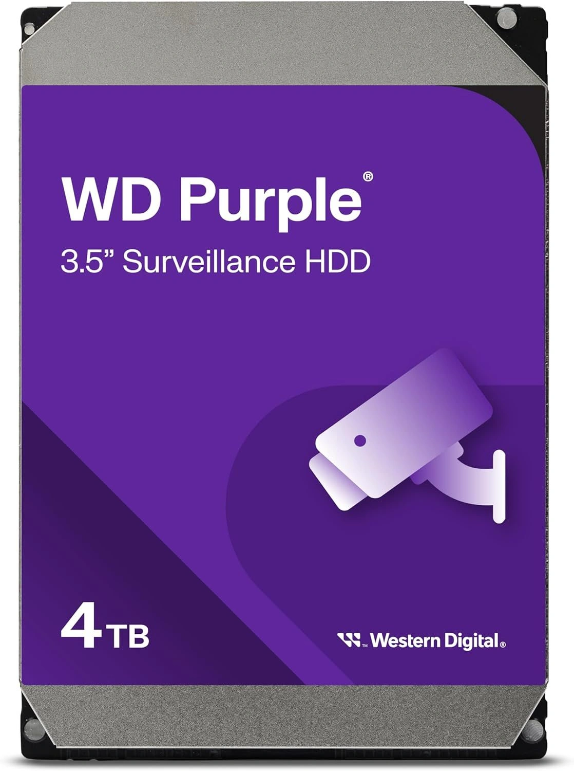 Жесткий диск WD SATA-III 4TB WD43PURZ Surveillance Purple (5400rpm) 256Mb 3.5" Rtl — фото 1