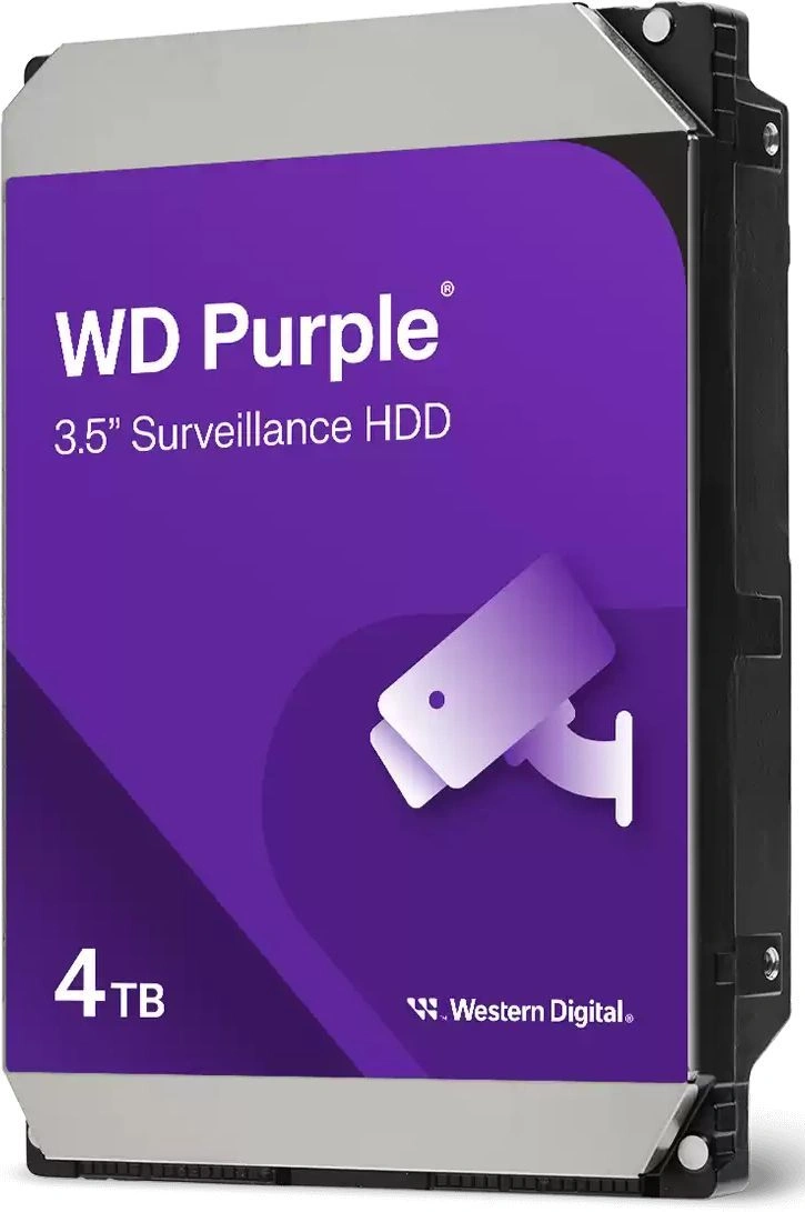 Жесткий диск WD SATA-III 4TB WD43PURZ Surveillance Purple (5400rpm) 256Mb 3.5" Rtl — миниатюра 2