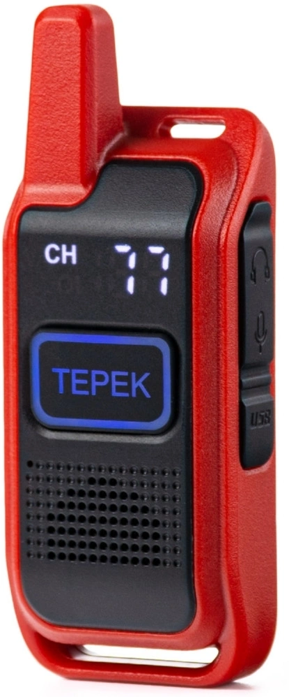 Рация Терек Спорт 199кан. до 3км аккум. сигн.Аналоговый красный (СПОРТ КРАСНЫЙ) — фото 1
