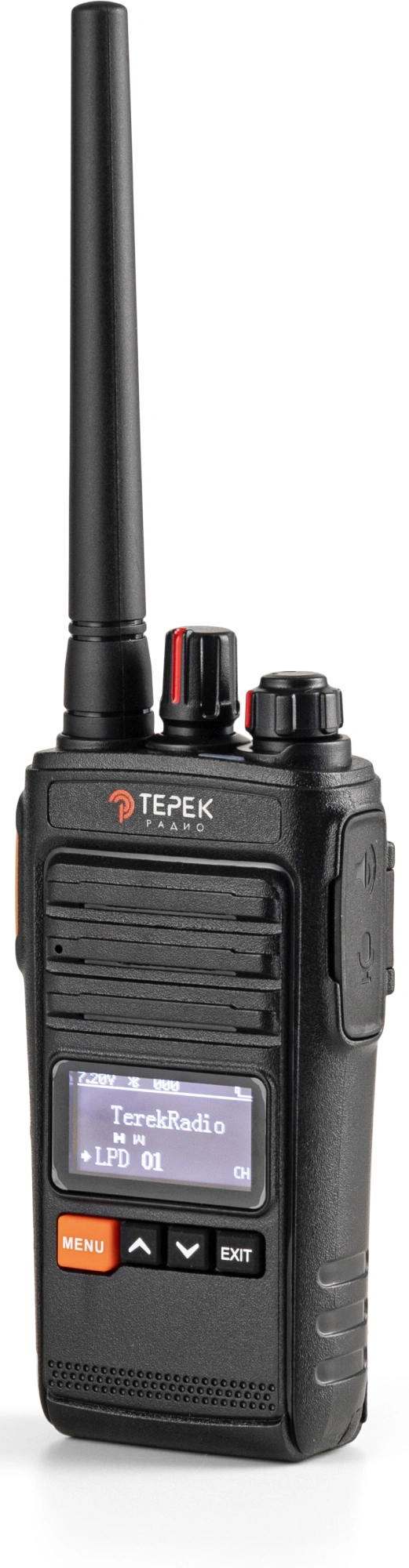 Рация Терек РК-212 502кан. до 13км аккум. сигн.Аналоговый черный (РК-212 MILITARY U) — фото 1
