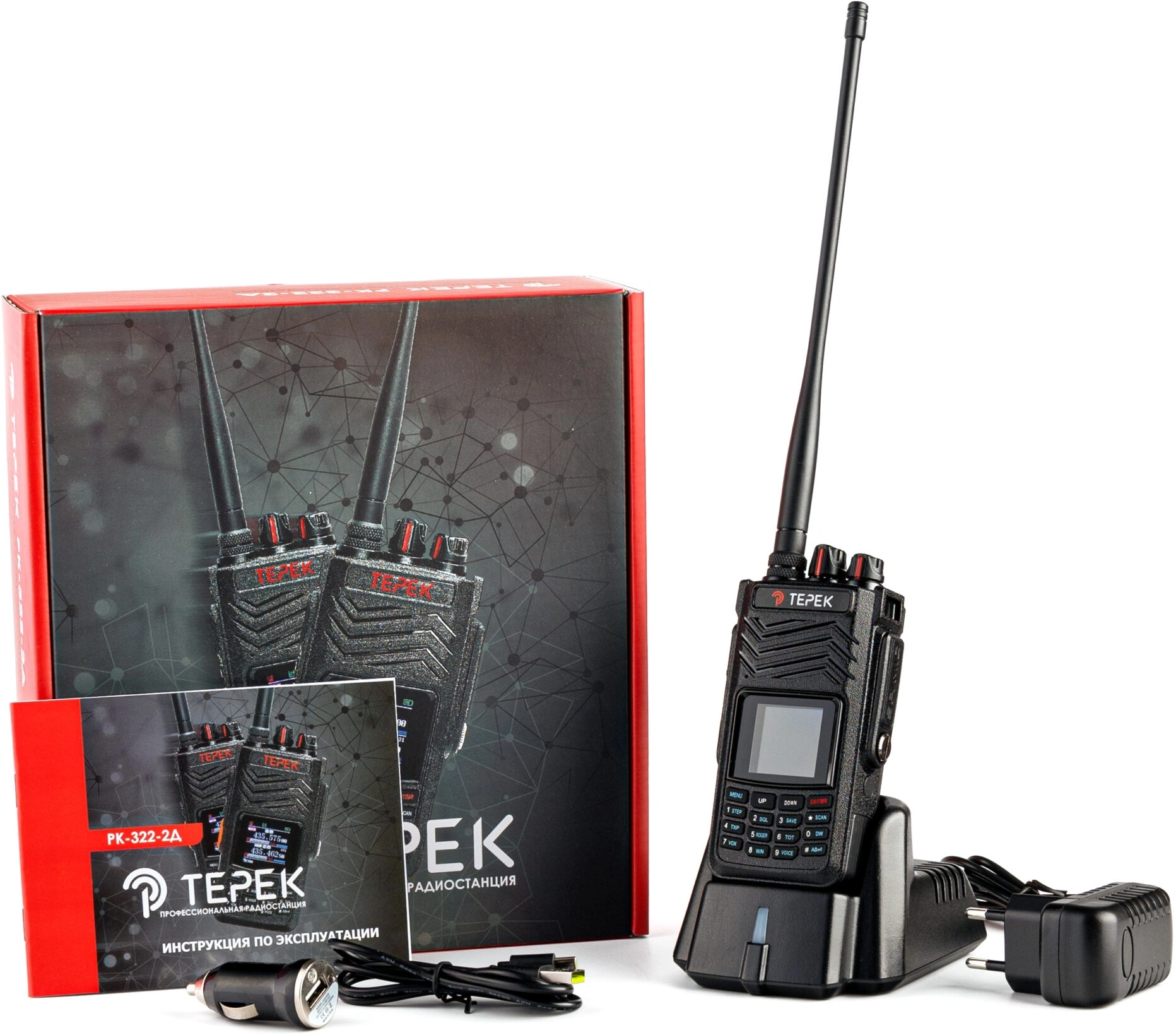 Рация Терек РК-322-2Д 999кан. аккум. сигн.Аналоговый — миниатюра 11