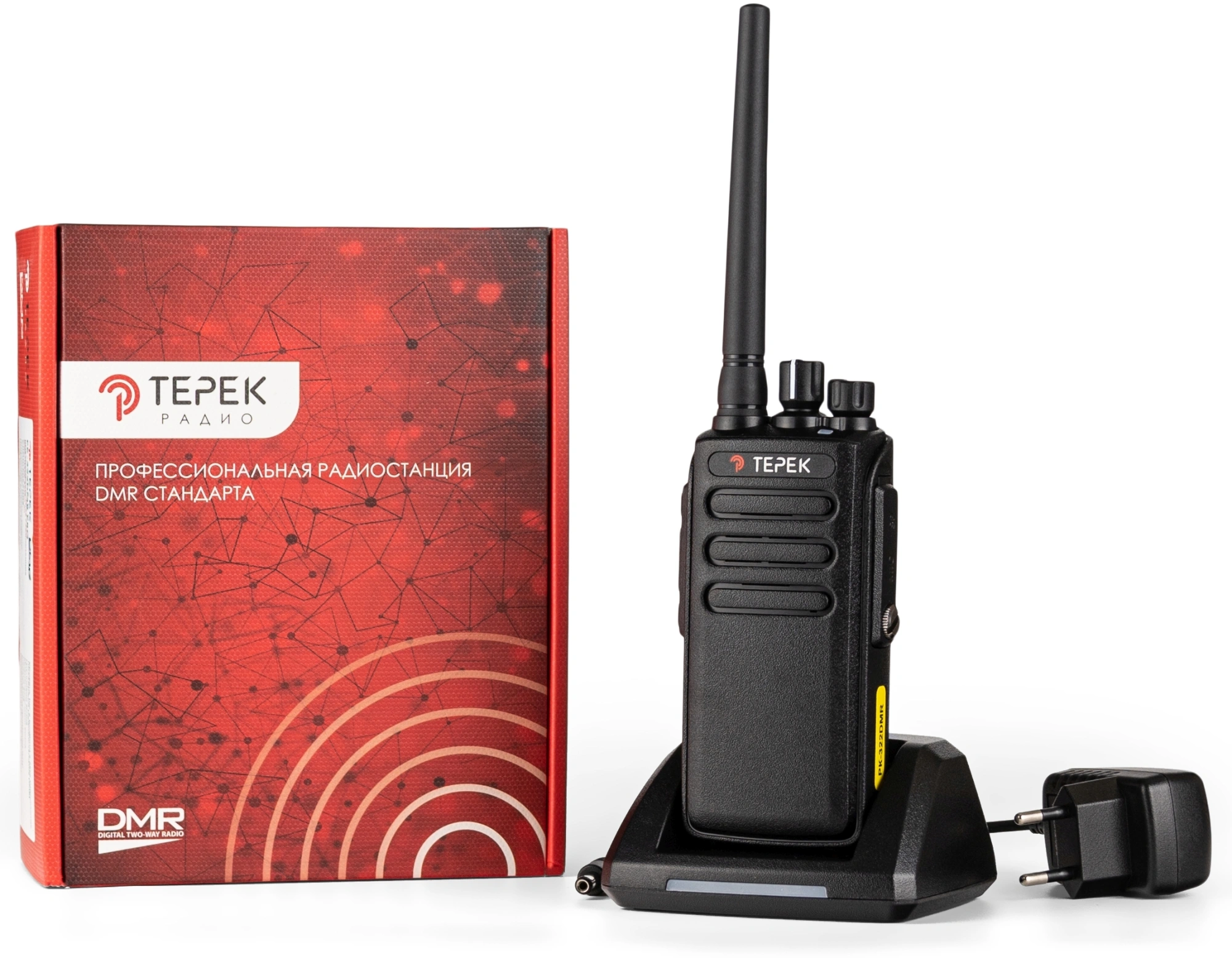 Рация Терек РК-322-DMR Pro 1024кан. аккум. сигн.Цифровой/Аналоговый черный — миниатюра 6