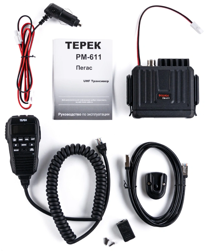 Рация Терек РМ-611 Пегас 99кан. до 15км автомоб. сигн.Аналоговый черный — миниатюра 11