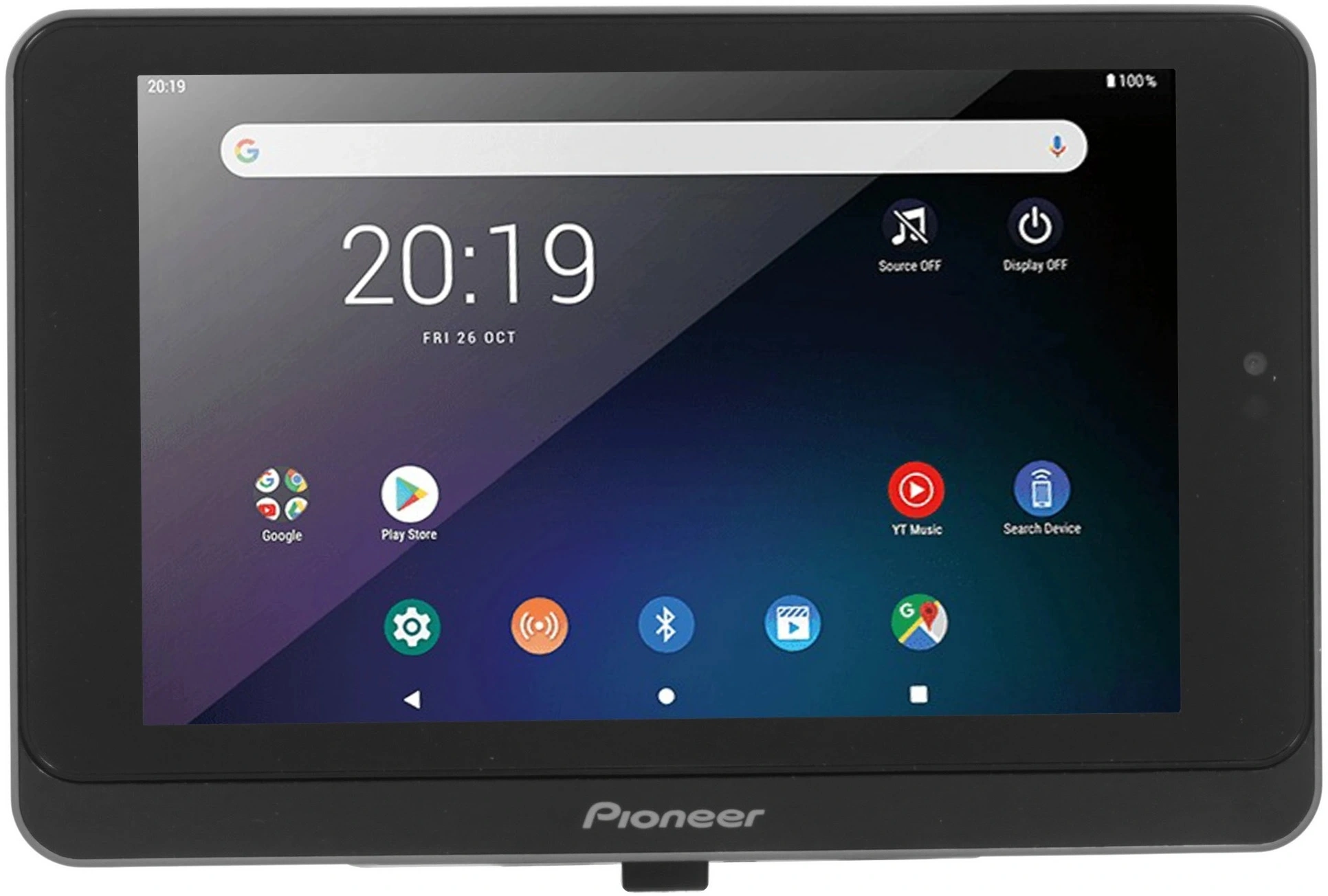 Автомагнитола Pioneer SDA835Tab+T20BT 2DIN 4x50Вт v4.2 USB 2.0 AUX 2048Mb DSP Android 9 8" WiFi 3 RDS — фото 1