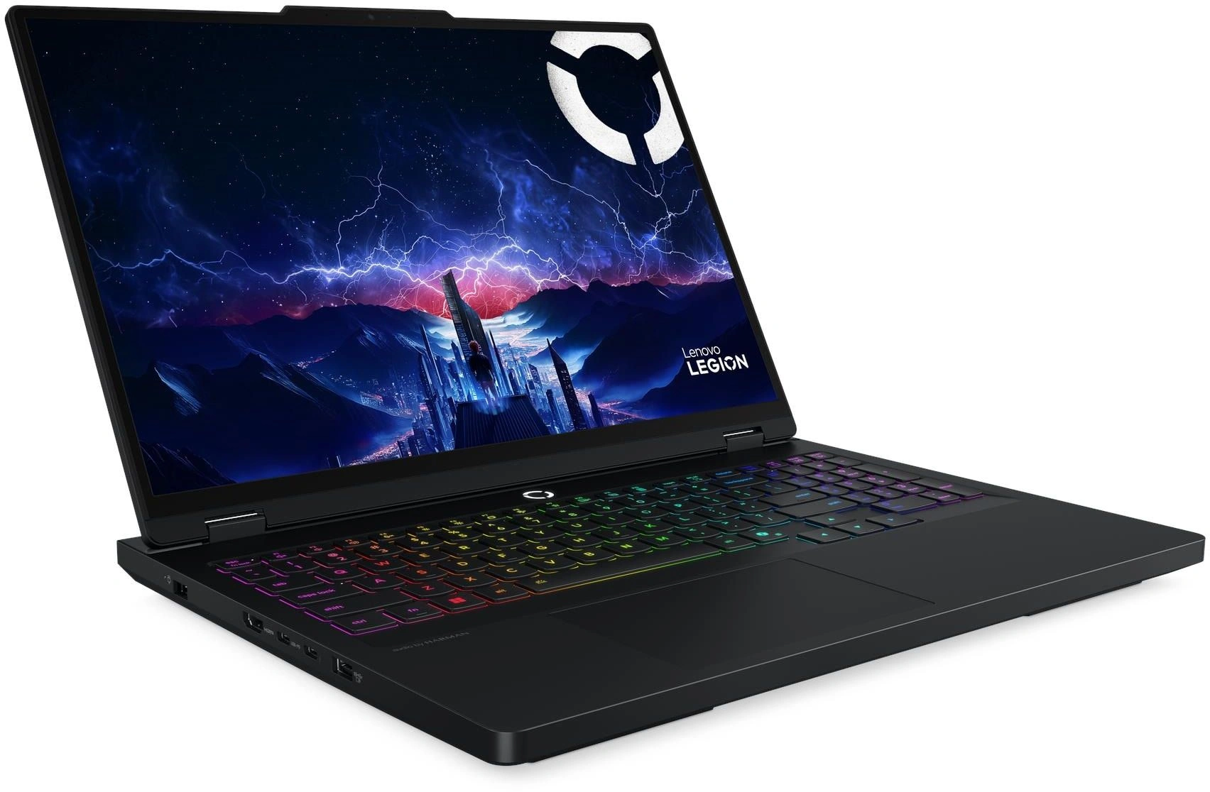 Ноутбук Lenovo Legion Pro 5 16IAX10H Core Ultra 9 275HX 32Gb SSD1Tb NVIDIA GeForce RTX5070Ti 12Gb 16" OLED WQXGA (2560x1600) Windows 11 Home black WiFi BT Cam (83LU004BRK) — миниатюра 3