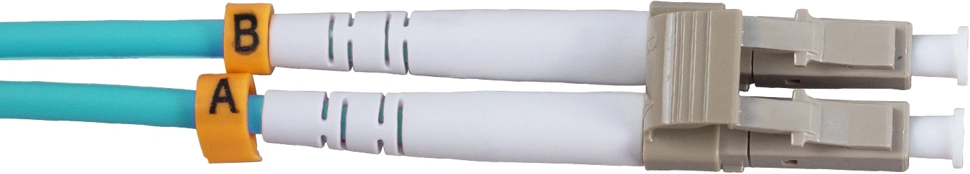 Патч-корд Cabeus FOP-50-LC-SC-10M 2x50/125 OM3 LC дуплекс UPC-SC дуплекс UPC 10м LSZH бирюзовый — миниатюра 2