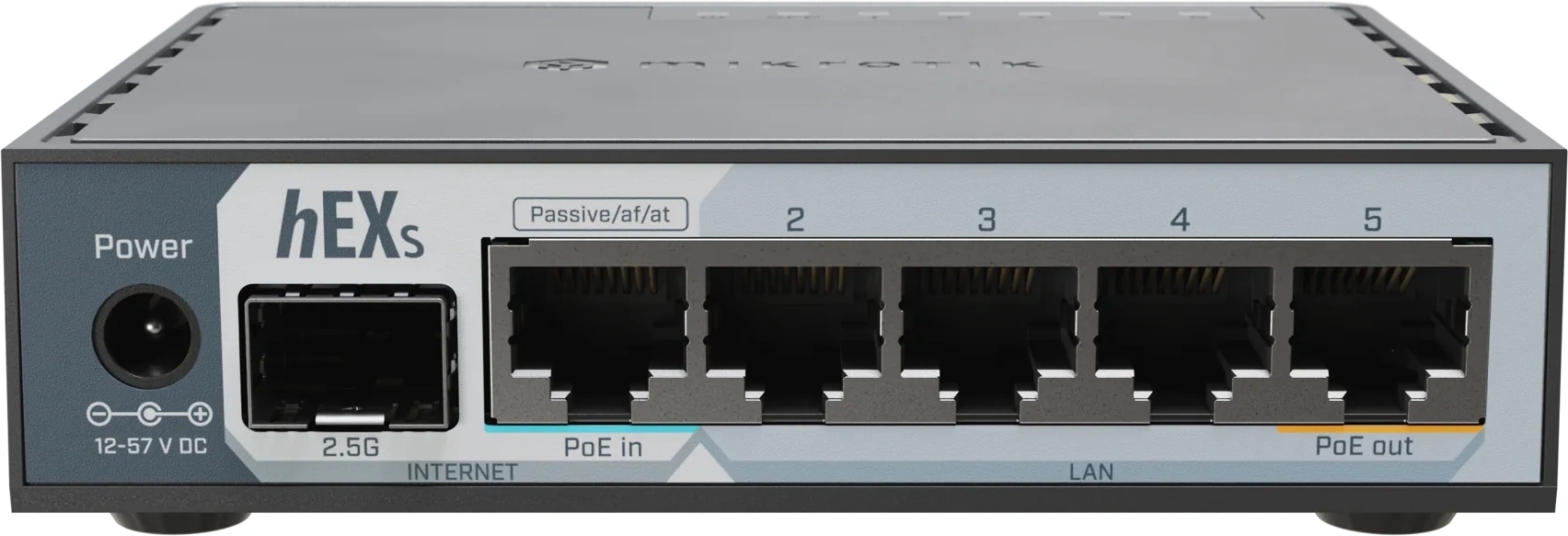 Роутер MikroTik hEX S (2025) (E60IUGS) 10/100/1000BASE-TX/SFP серый — миниатюра 2