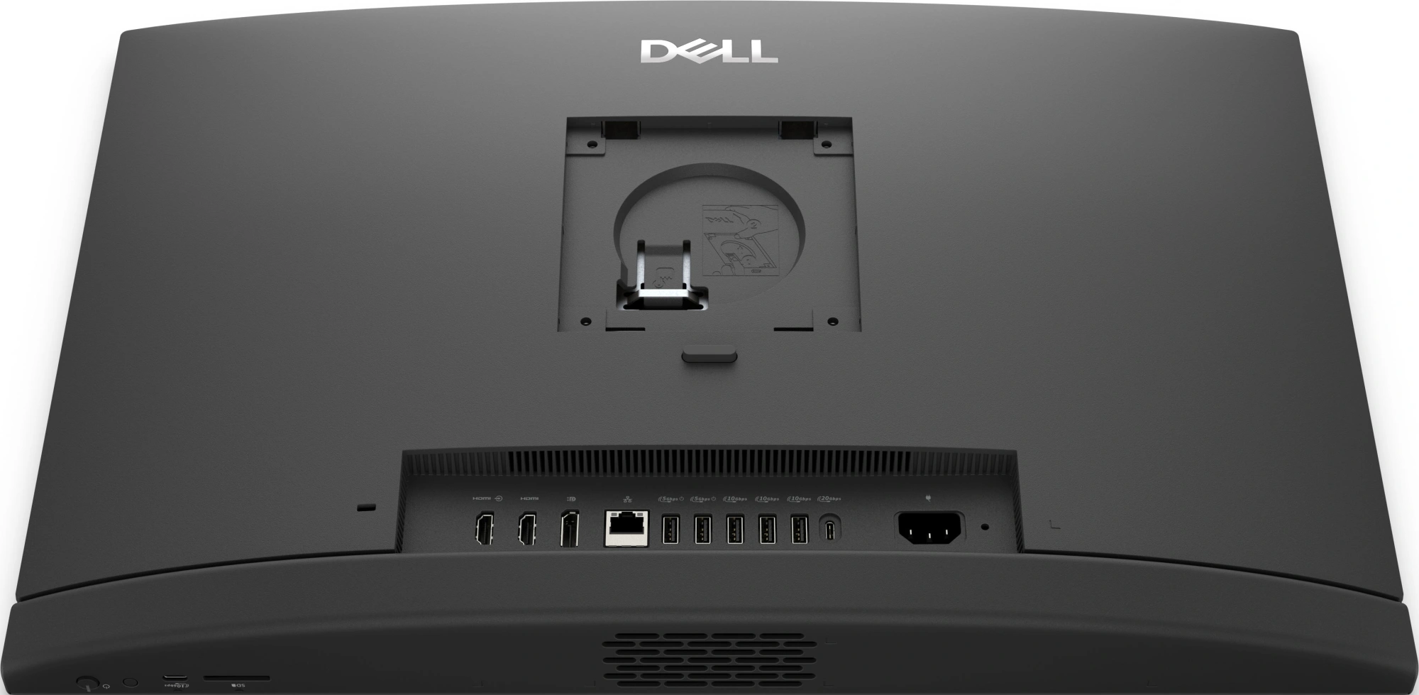 Моноблок Dell Pro 24 QC24250 23.8" Full HD Core Ultra 5 235 (3.4) 16Gb SSD1Tb Graphics CR Windows 11 Pro GbitEth WiFi BT 160W клавиатура мышь Cam темно-серый 1920x1080 — миниатюра 7