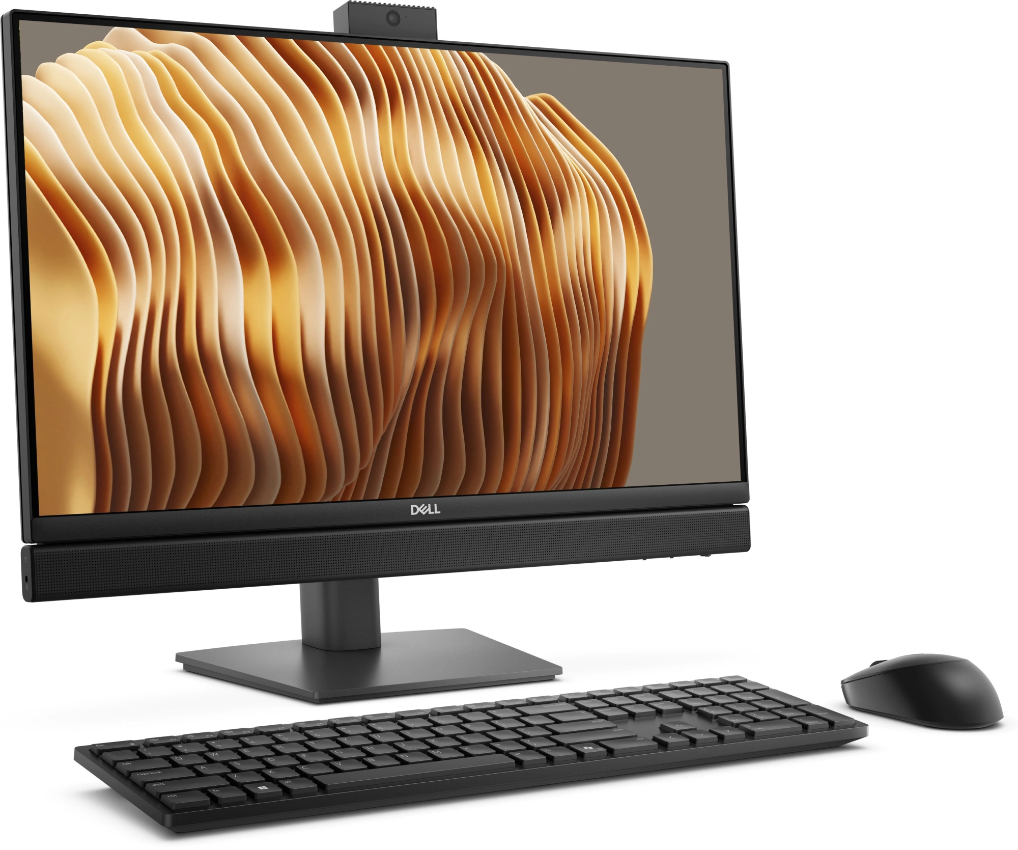 Моноблок Dell Pro 24 QC24250 23.8" Full HD Core Ultra 7 265 (2.4) 16Gb SSD1Tb Graphics CR Windows 11 Pro GbitEth WiFi BT 160W клавиатура мышь Cam темно-серый 1920x1080 — миниатюра 3