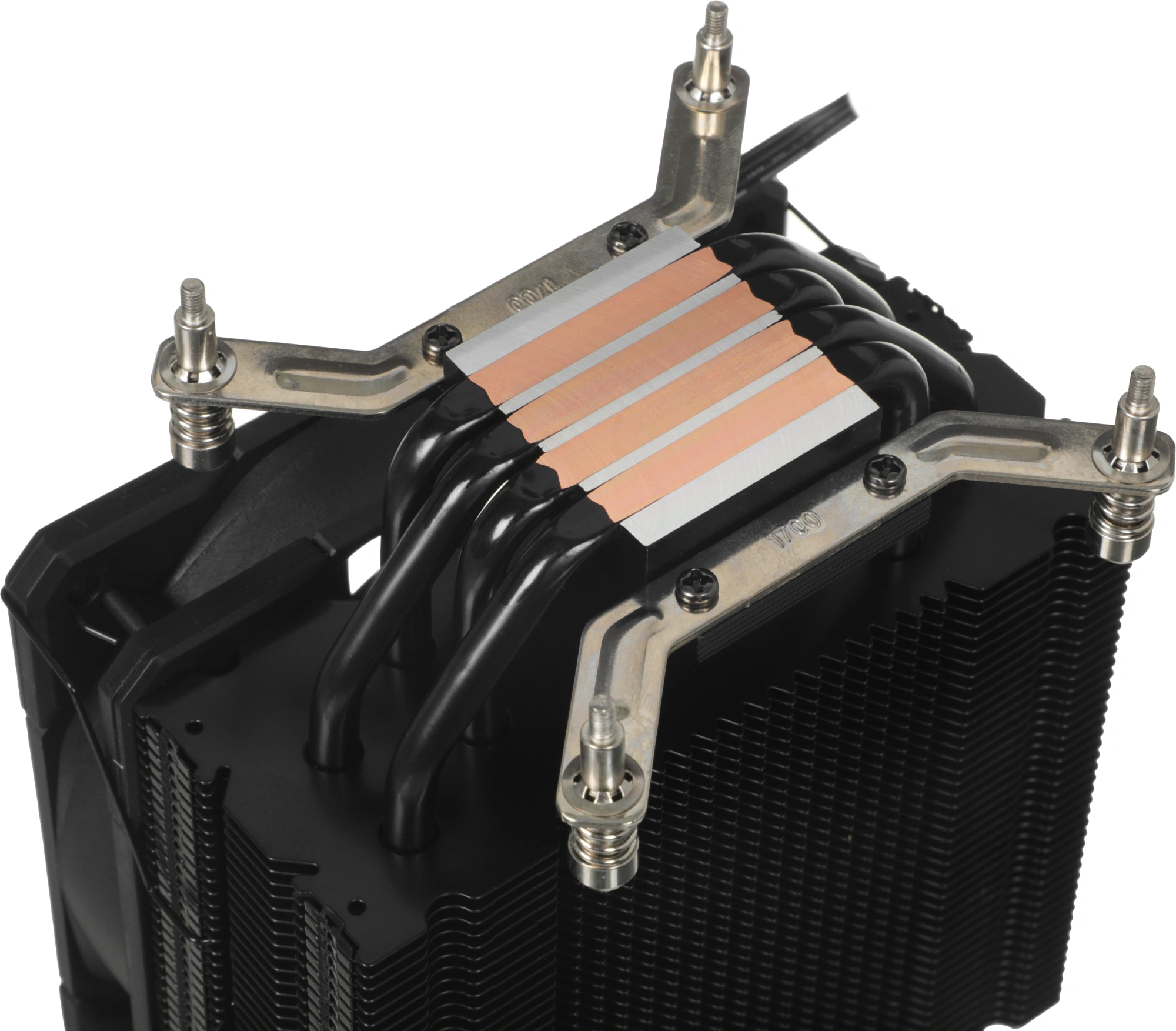 Устройство охлаждения(кулер) ID-Cooling SE-224K-I Soc-1200/1700/1851 серебристый/черный 4-pin 15.2-32.5dB Al+Cu 220W 810gr Bulk (SE-224K-I BULK) — миниатюра 6