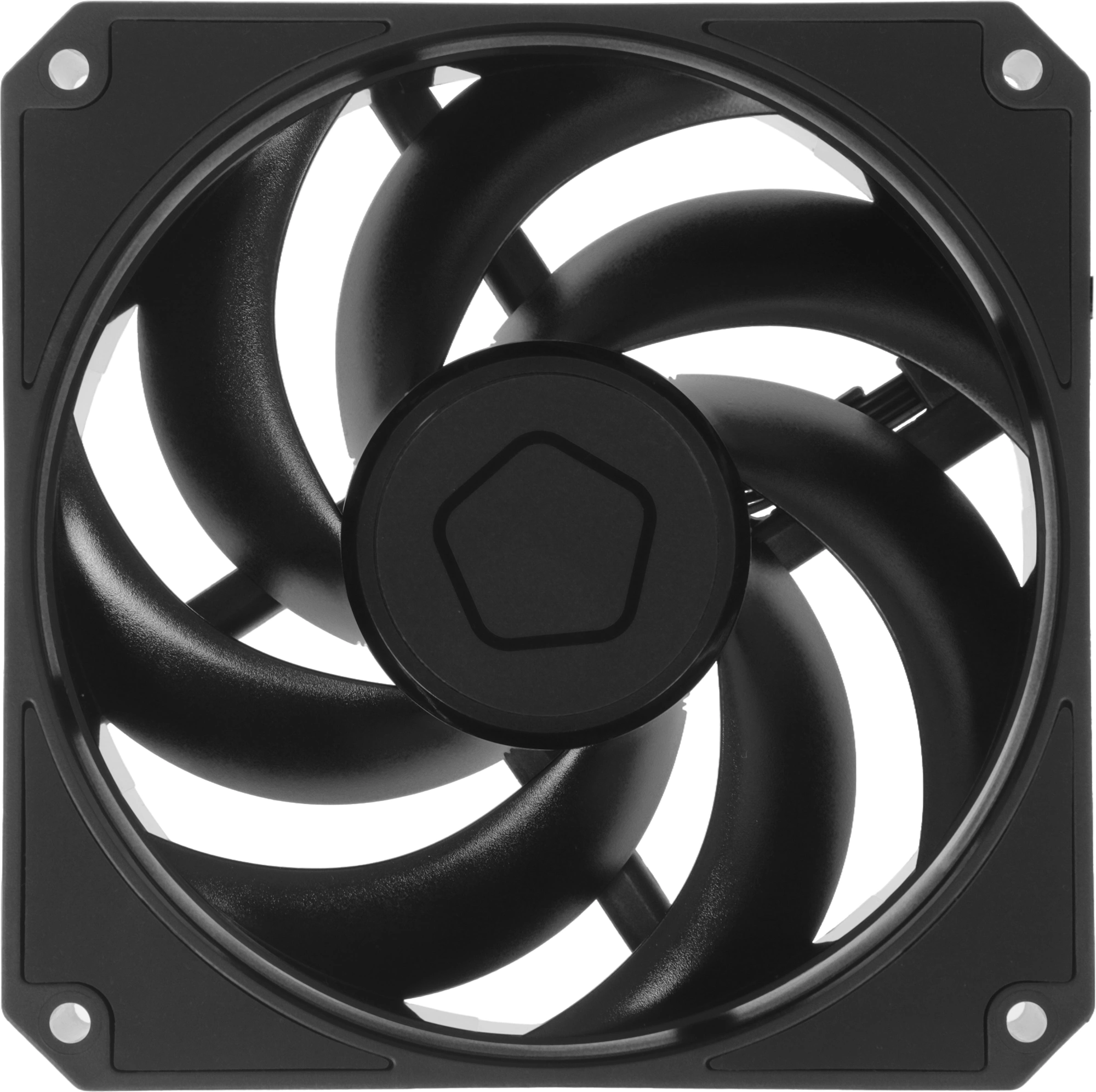 Вентилятор для корпуса ID-Cooling AM-120-K 120х120x25 черный 4-pin 31дБ Ret — миниатюра 7