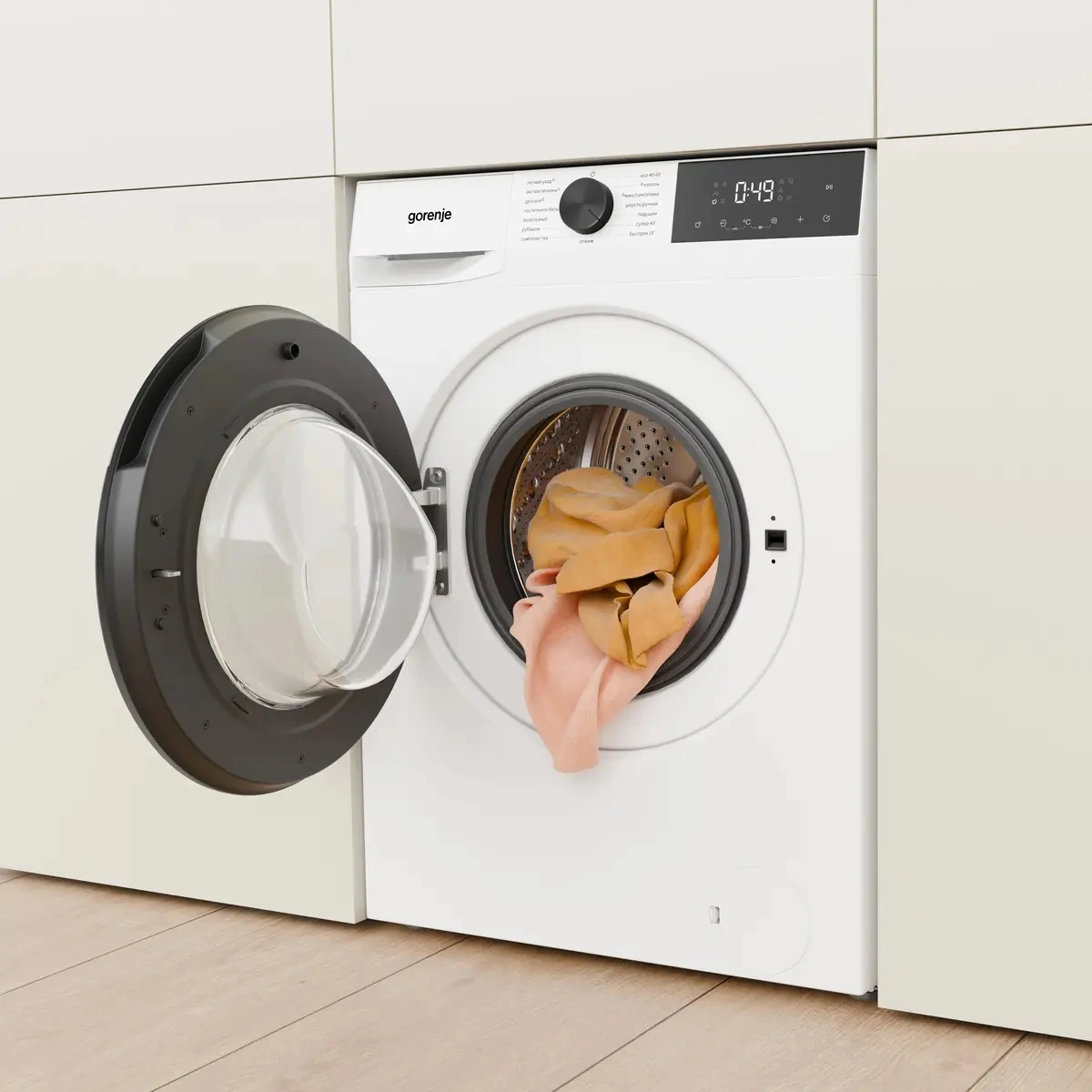 Стиральная машина Gorenje WG2P114A12/C класс: A загр.фронтальная макс.:11кг белый инвертор — миниатюра 3