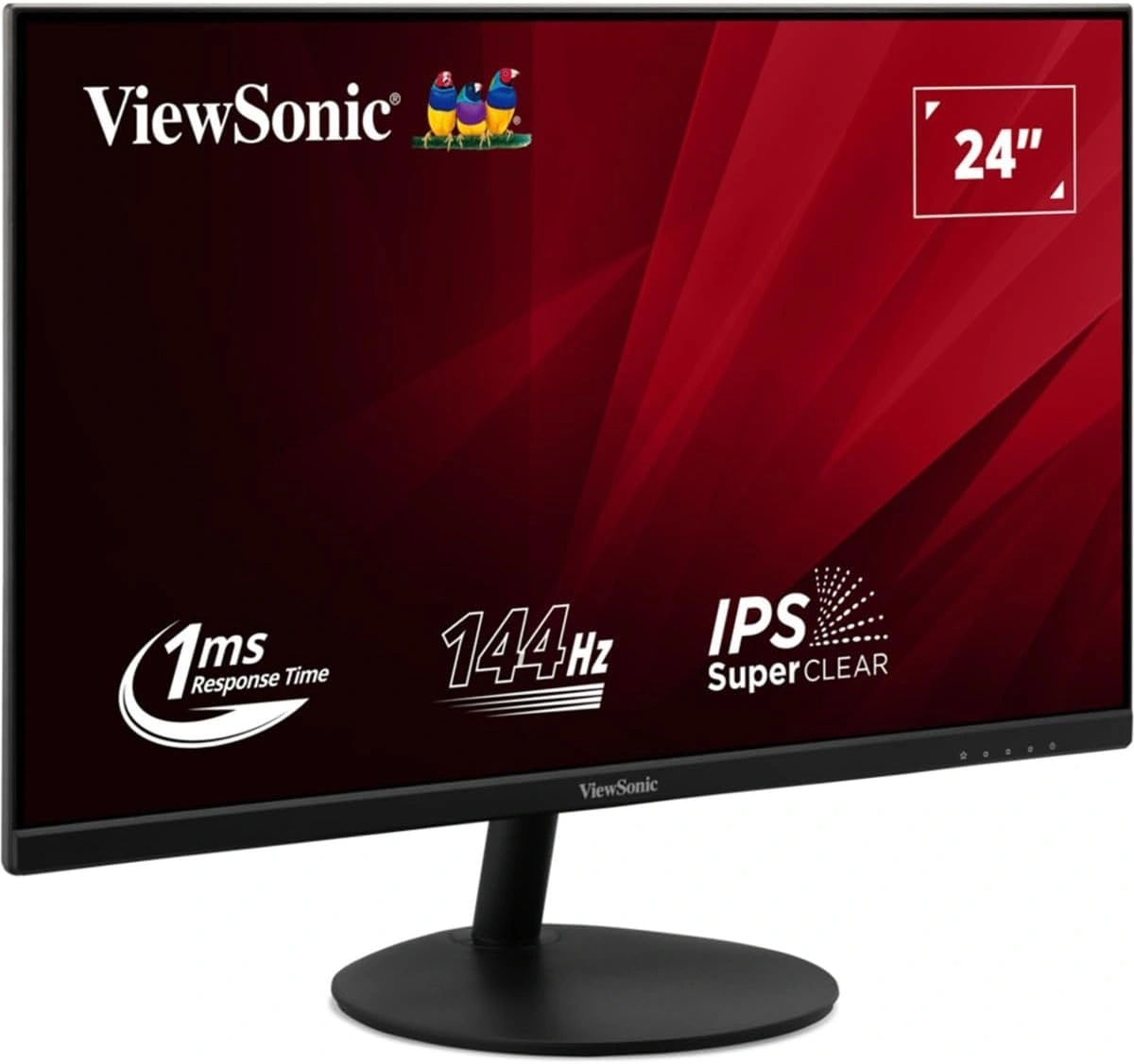 Монитор ViewSonic 23.8" VA24E2-H черный IPS LED 16:9 HDMI матовая 1000:1 250cd 178гр/178гр 1920x1080 144Hz VGA FHD 2.7кг — миниатюра 2